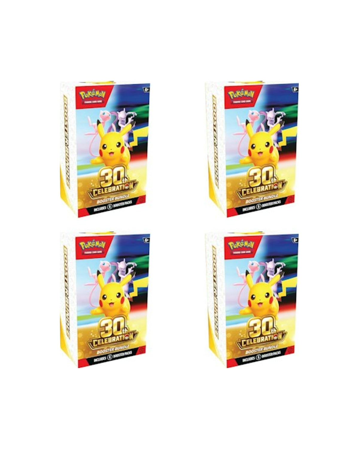 2026 Pokémon Mega Evolution 30th Celebration Booster Bundle 4x Lot