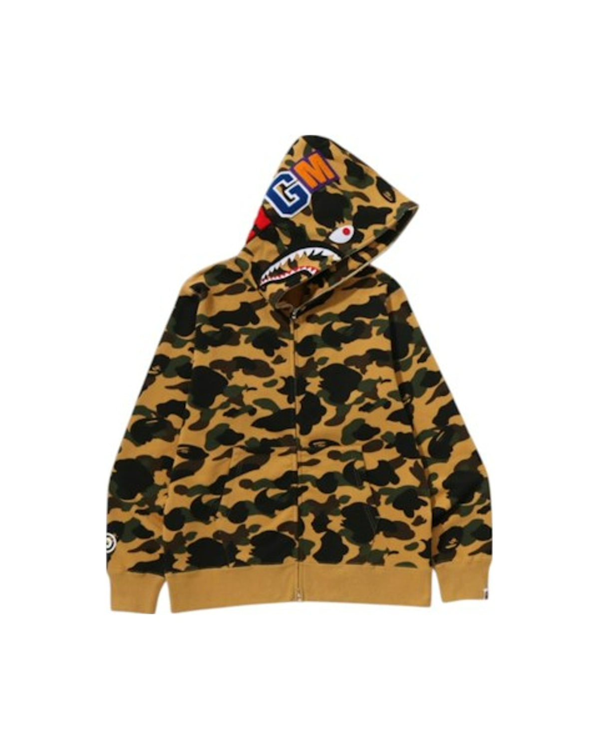 BAPE 1st Camo Shark Full Zip Jacket (FW26) Misted Yellow