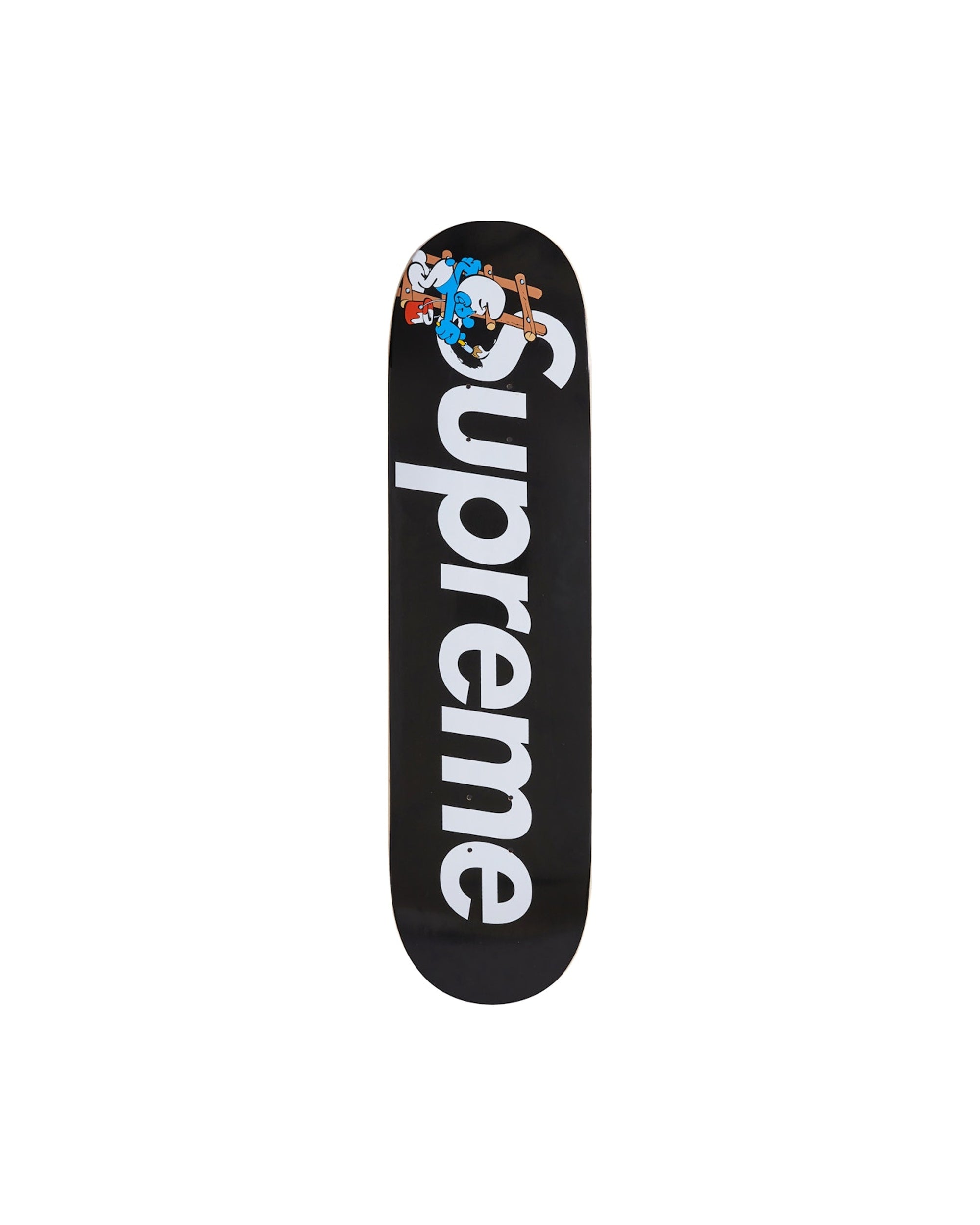 Supreme Smurfs Skateboard Black
