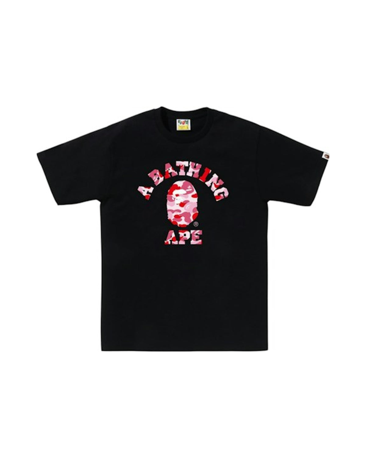 BAPE ABC Camo College (SS25) Tee Black/Pink