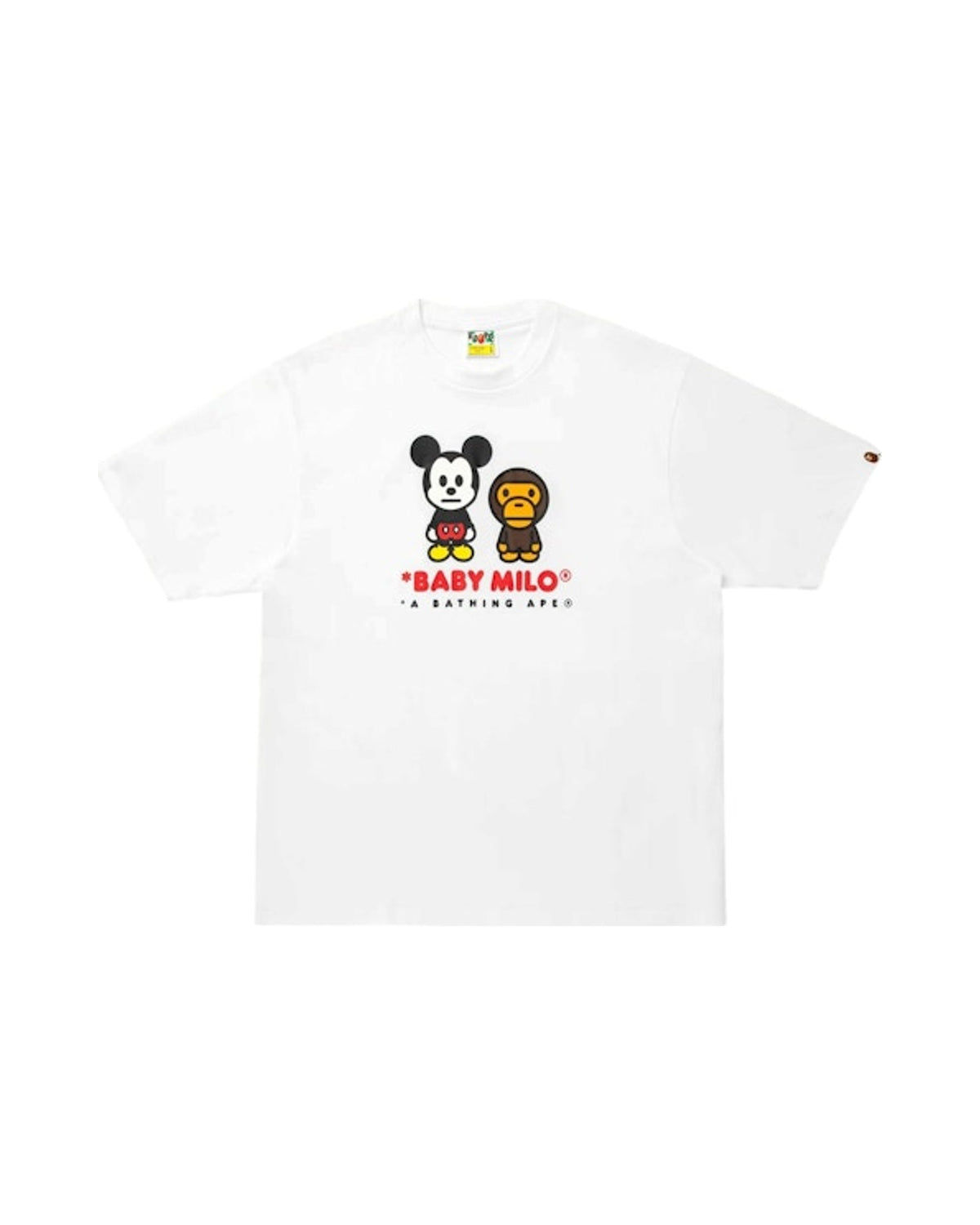 BAPE x Disney Mickey Mouse Baby Milo Relaxed Fit Tee White