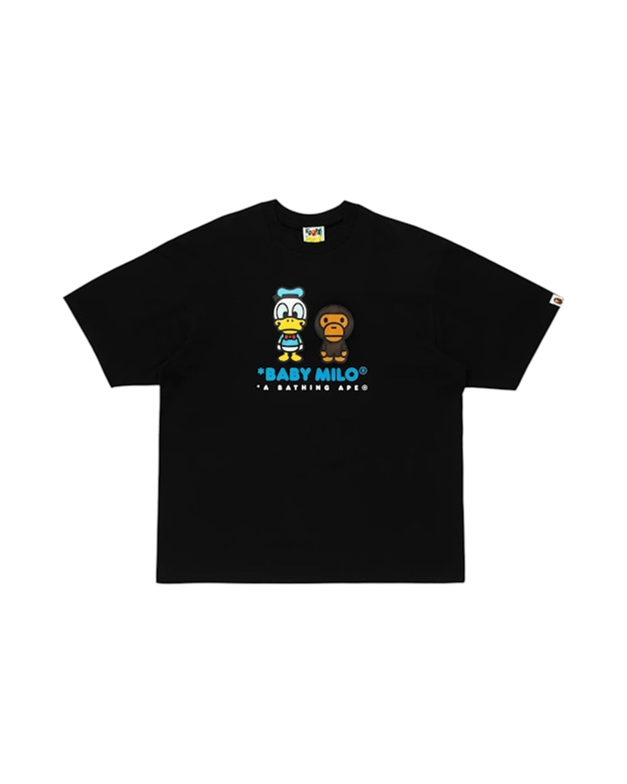 BAPE x Disney Donald Duck Baby Milo Relaxed Fit Tee Black