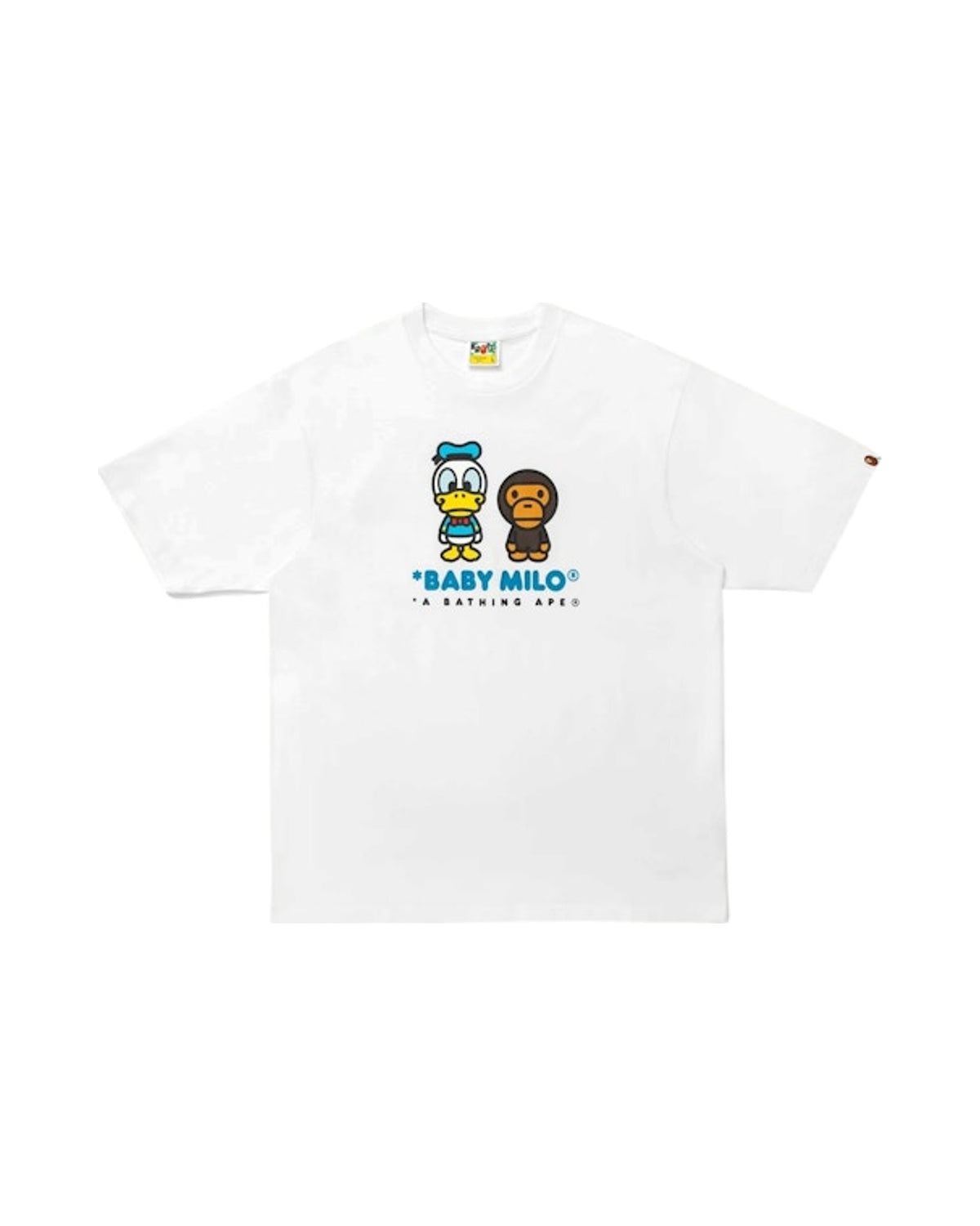 BAPE x Disney Donald Duck Baby Milo Relaxed Fit Tee White