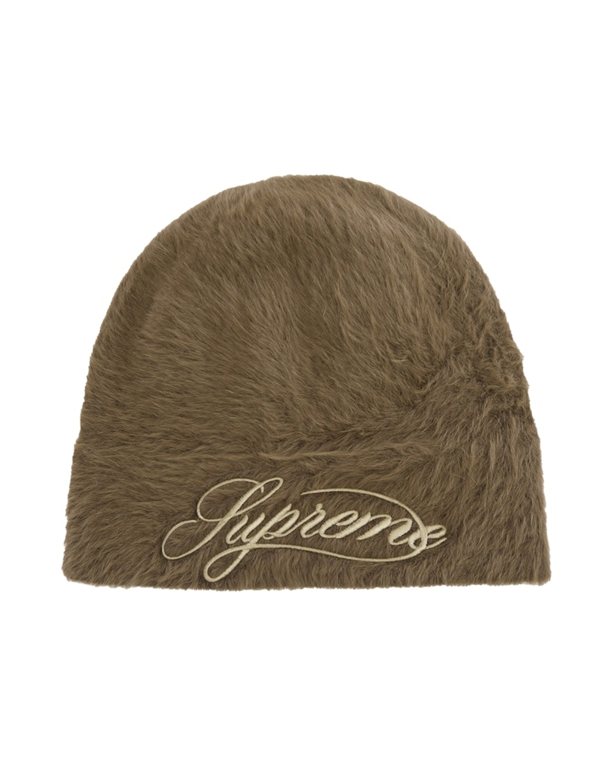 Supreme Kangol Furgora Script Beanie Brown
