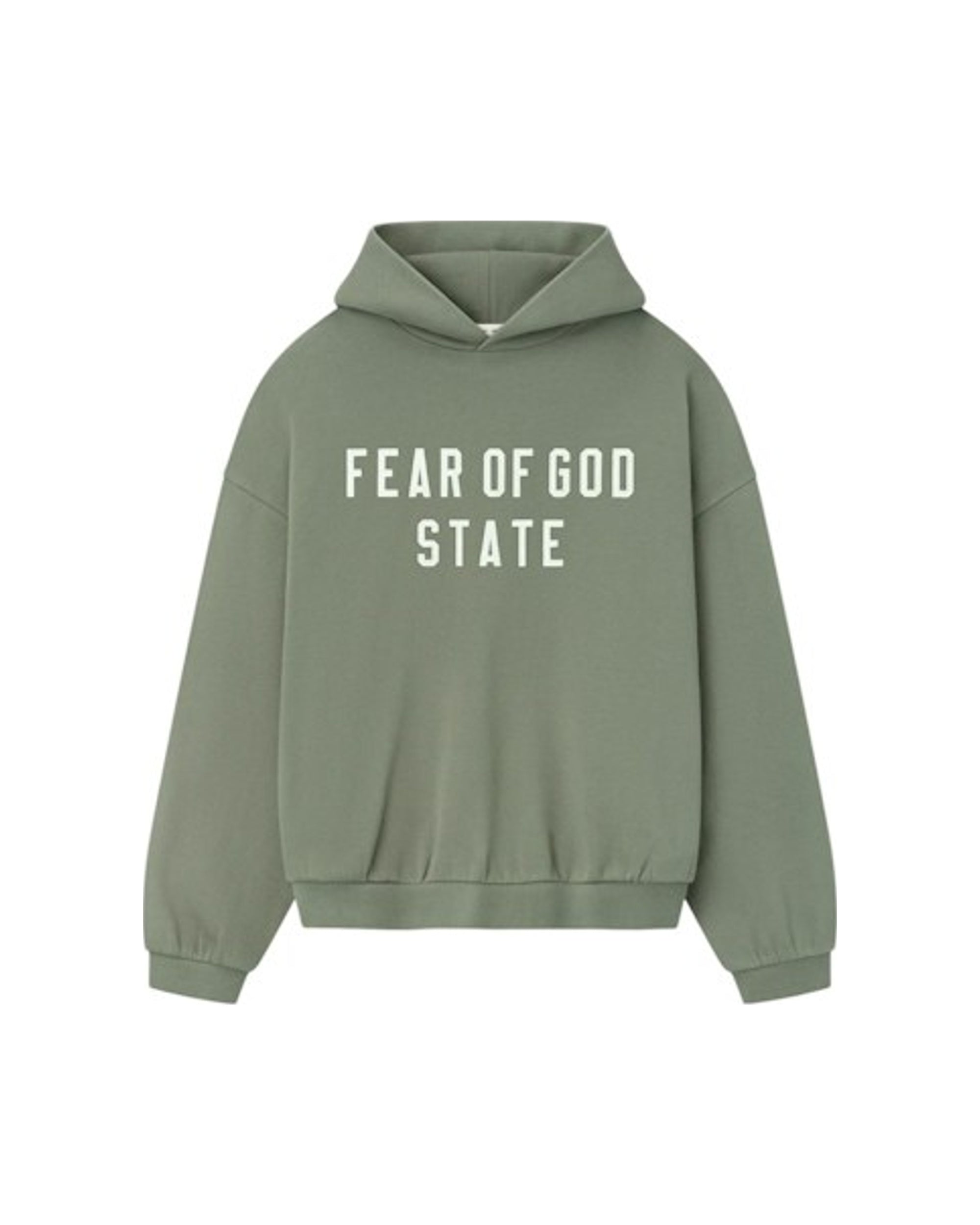 Fear of God Essentials 90's Fleece Hoodie Moss