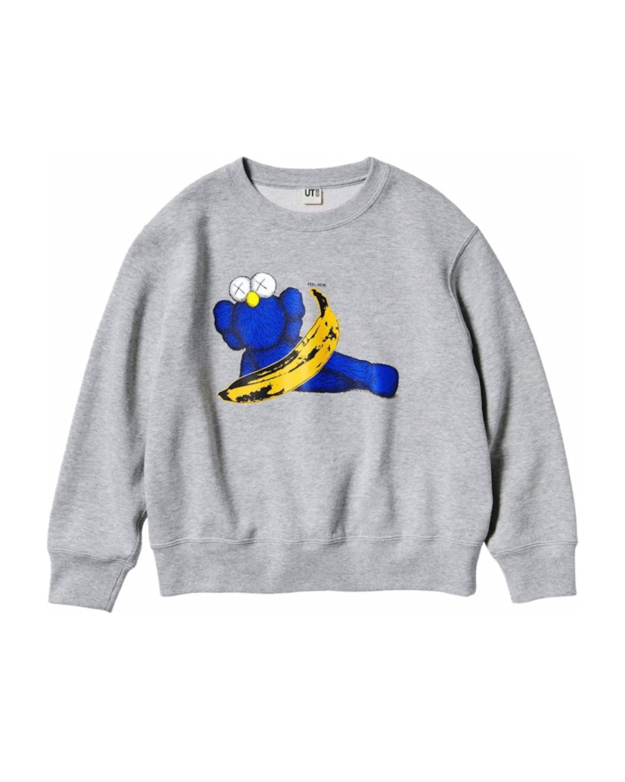KAWS x Uniqlo Warhol Graphic 472951 Sweatshirt Gray