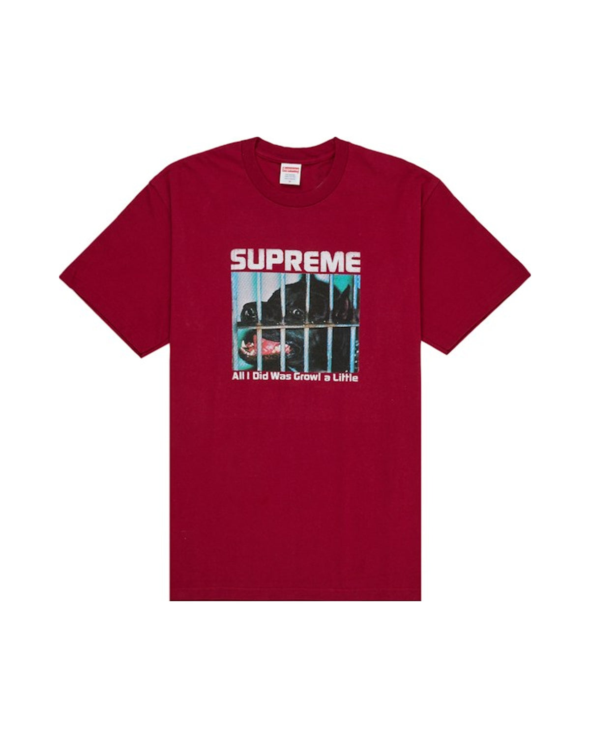 Supreme Growl Tee Cardinal