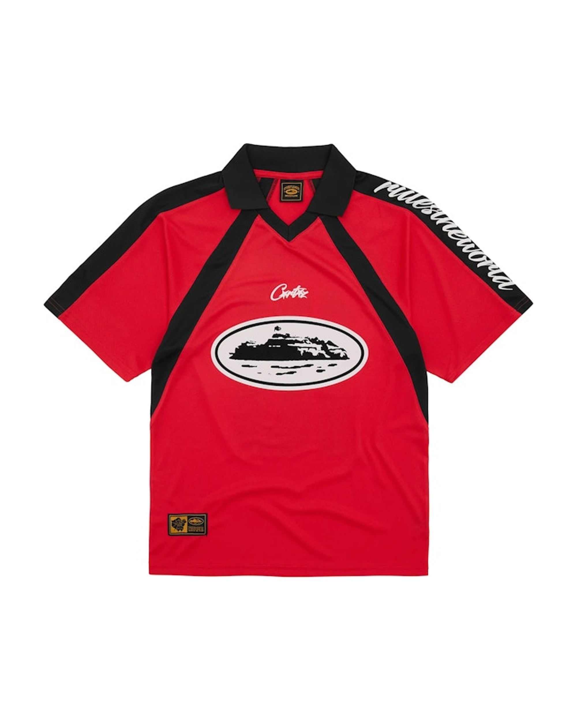 Corteiz Alcatraz Football Jersey Red