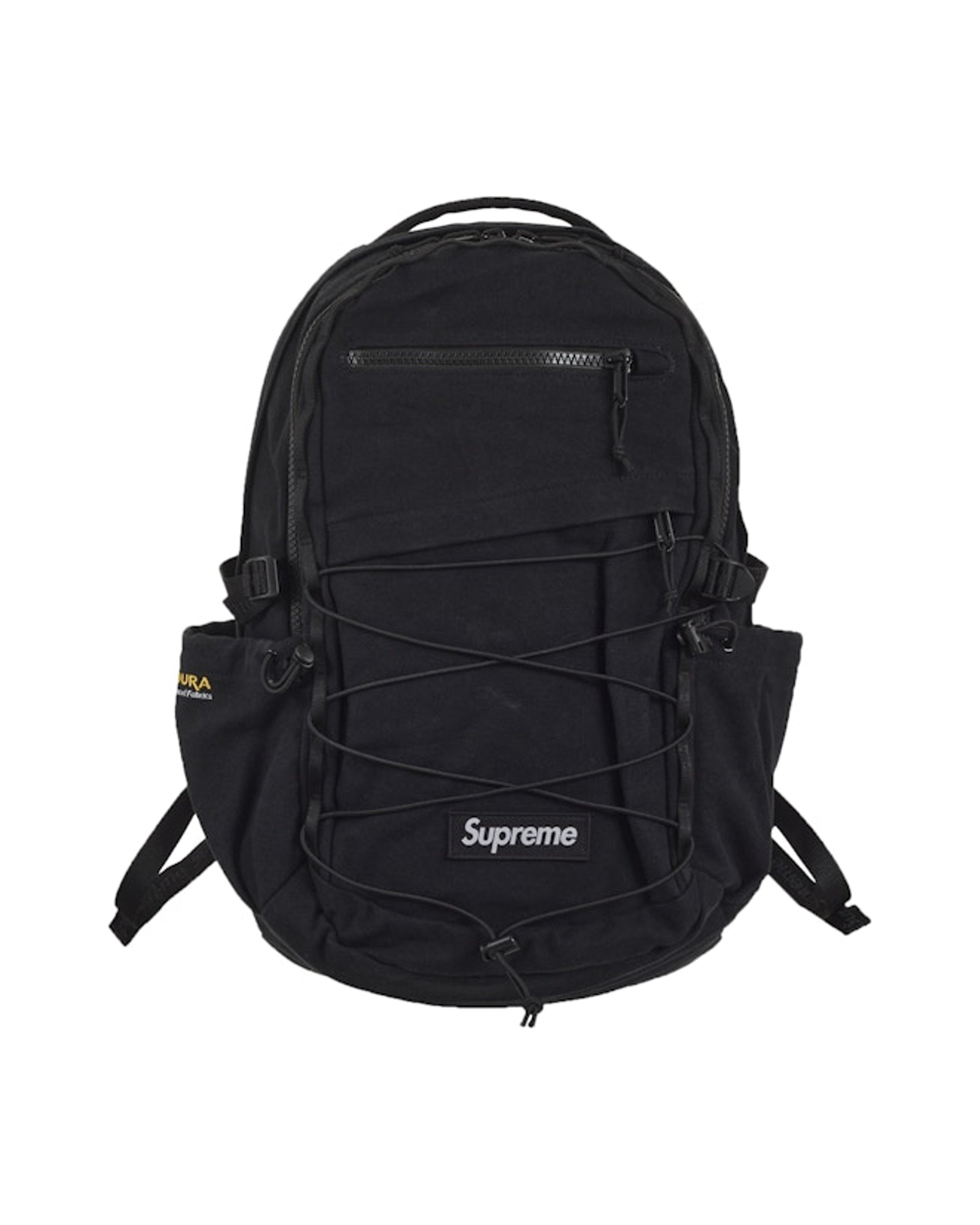 Supreme Logo Backpack (SS25) Black