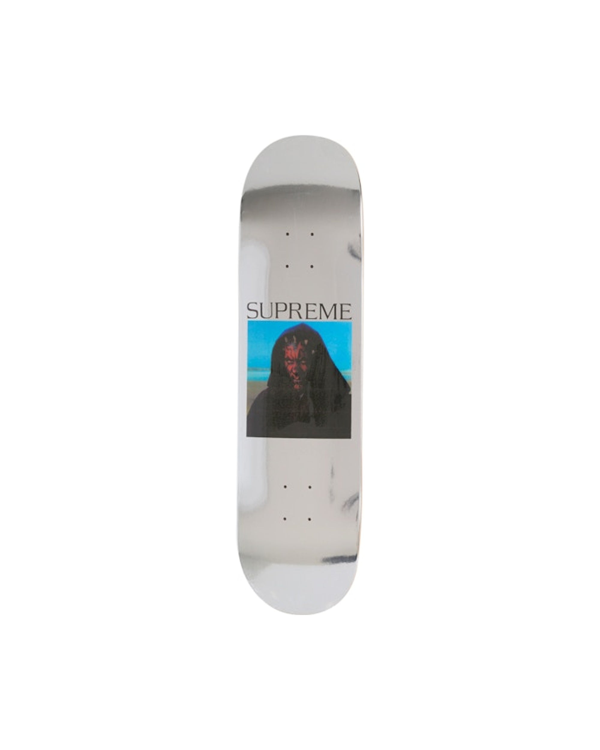 Supreme Sith Skateboard Deck Silver
