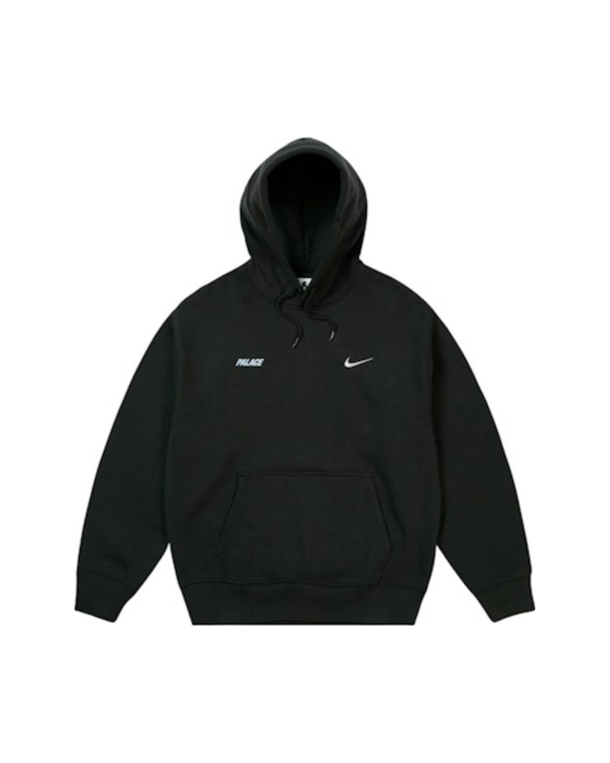 Palace x Nike Font Swoosh Hoodie Black