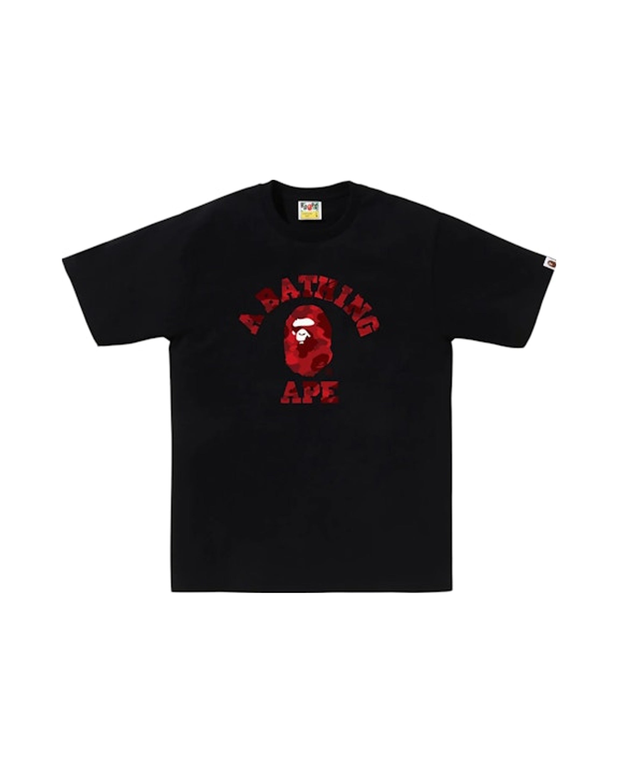 BAPE Color Camo College Tee (FW25) Black Red