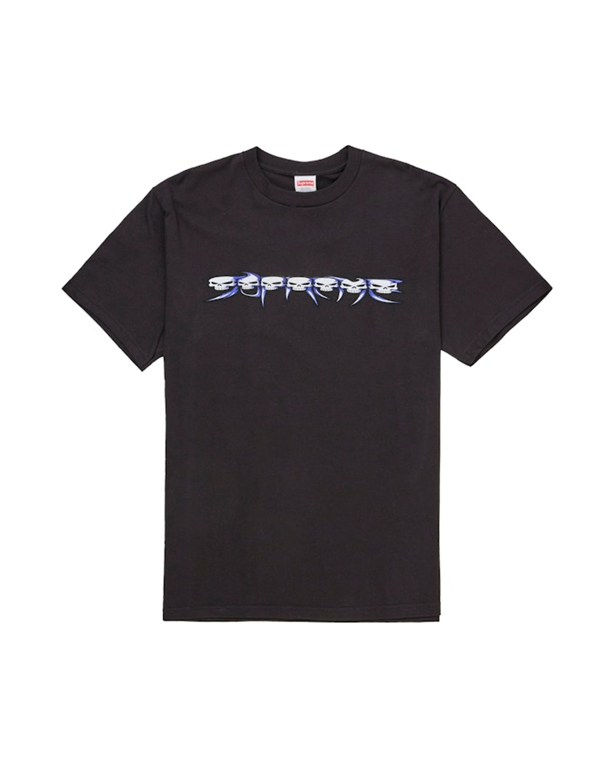 Supreme Skulls Spellout Tee Black