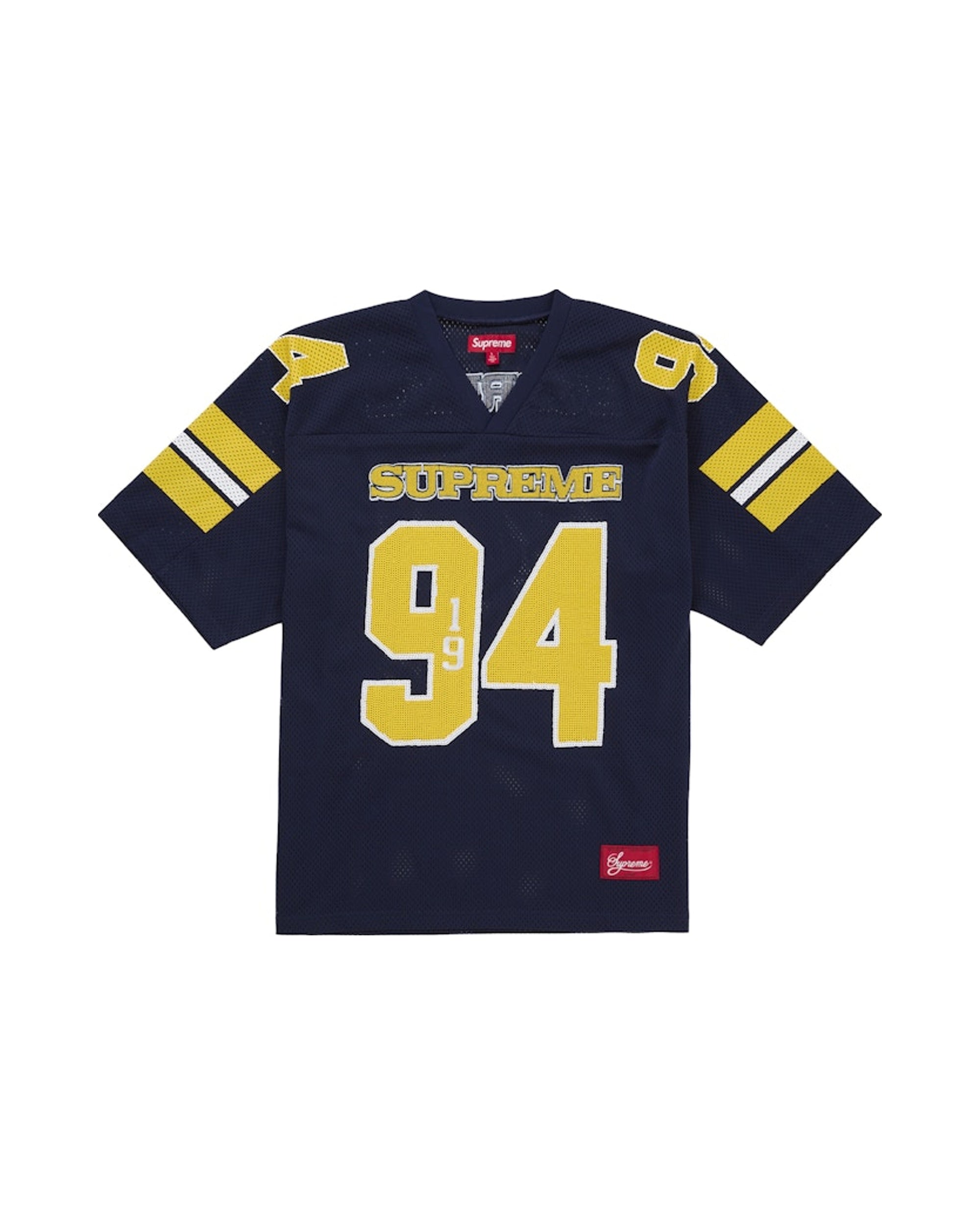 Supreme Sequin Football Jersey Navy