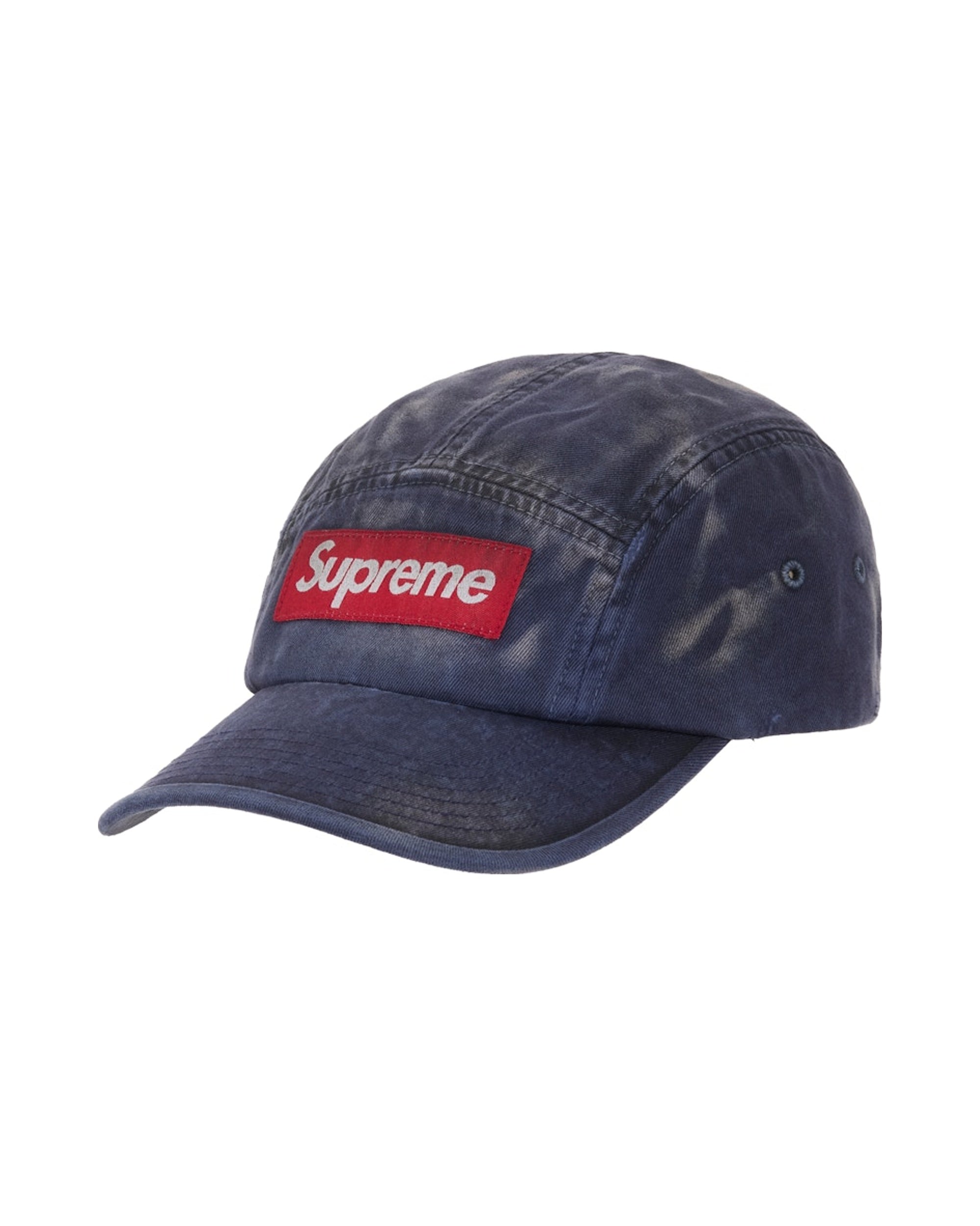 Supreme Overdyed Camp Cap (FW26) Navy