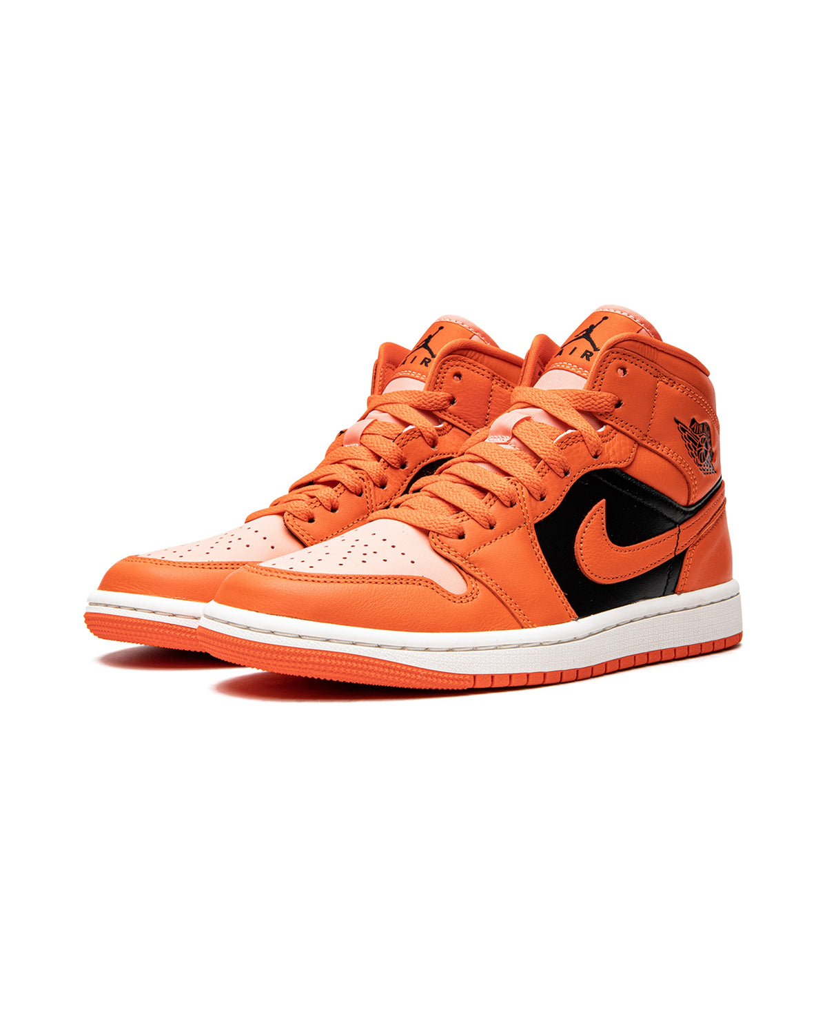 Jordan 1 Mid SE Rush Orange Crimson Bliss (Women's)