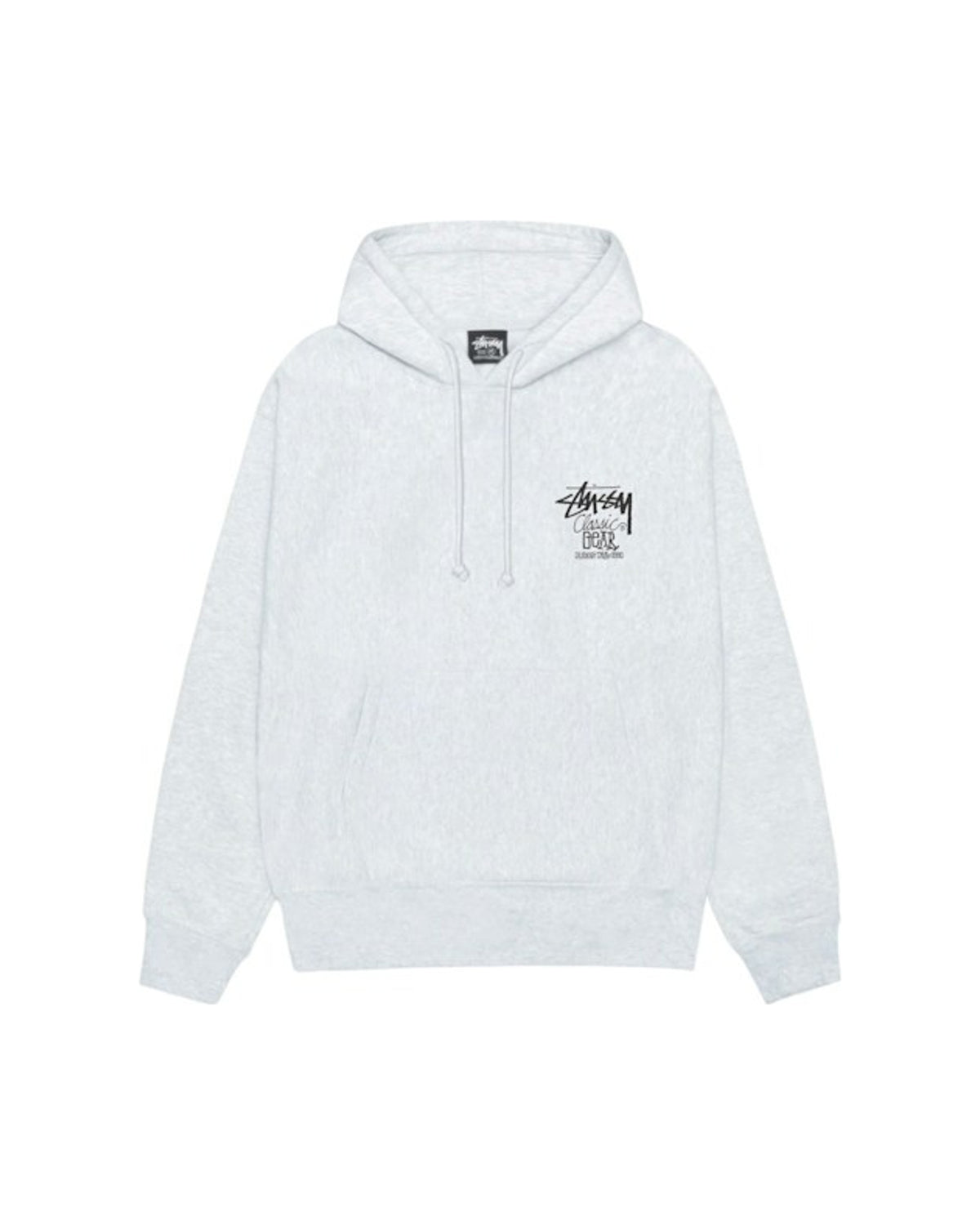 Stussy Classic Gear Hoodie Ash Heather