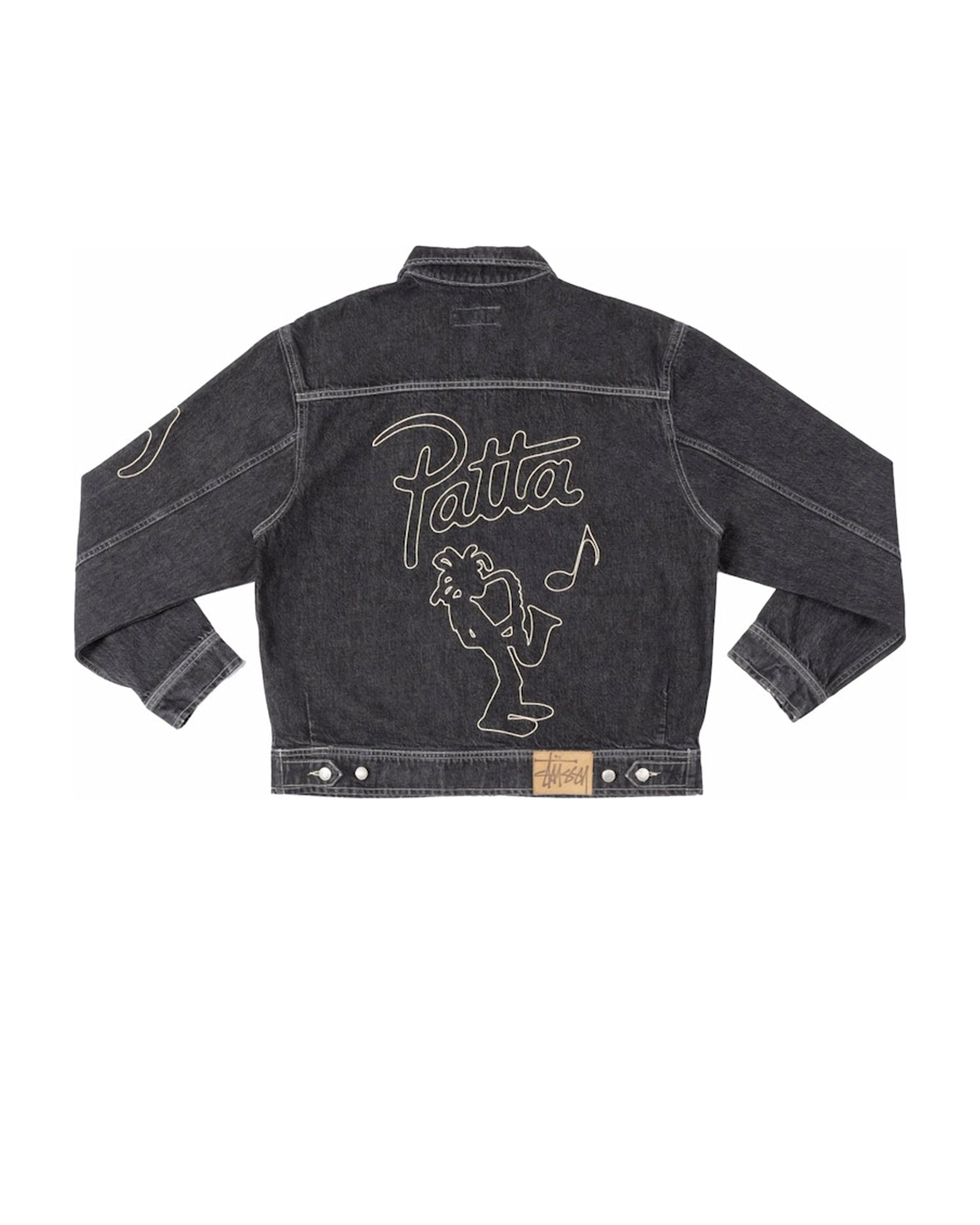 Stussy x Patta Zip Work Jacket Black
