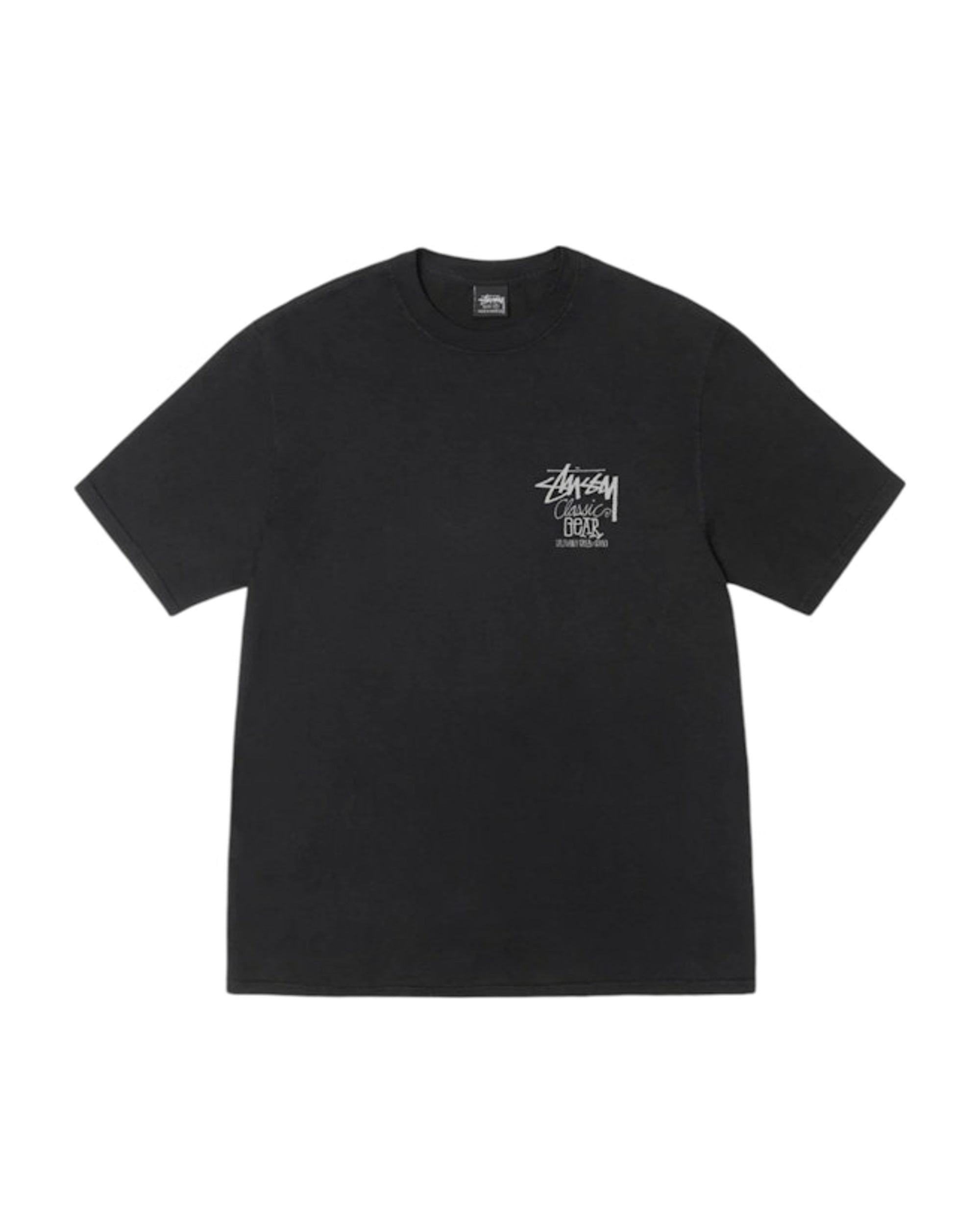 Stussy Classic Gear Pigment Dyed Tee Black
