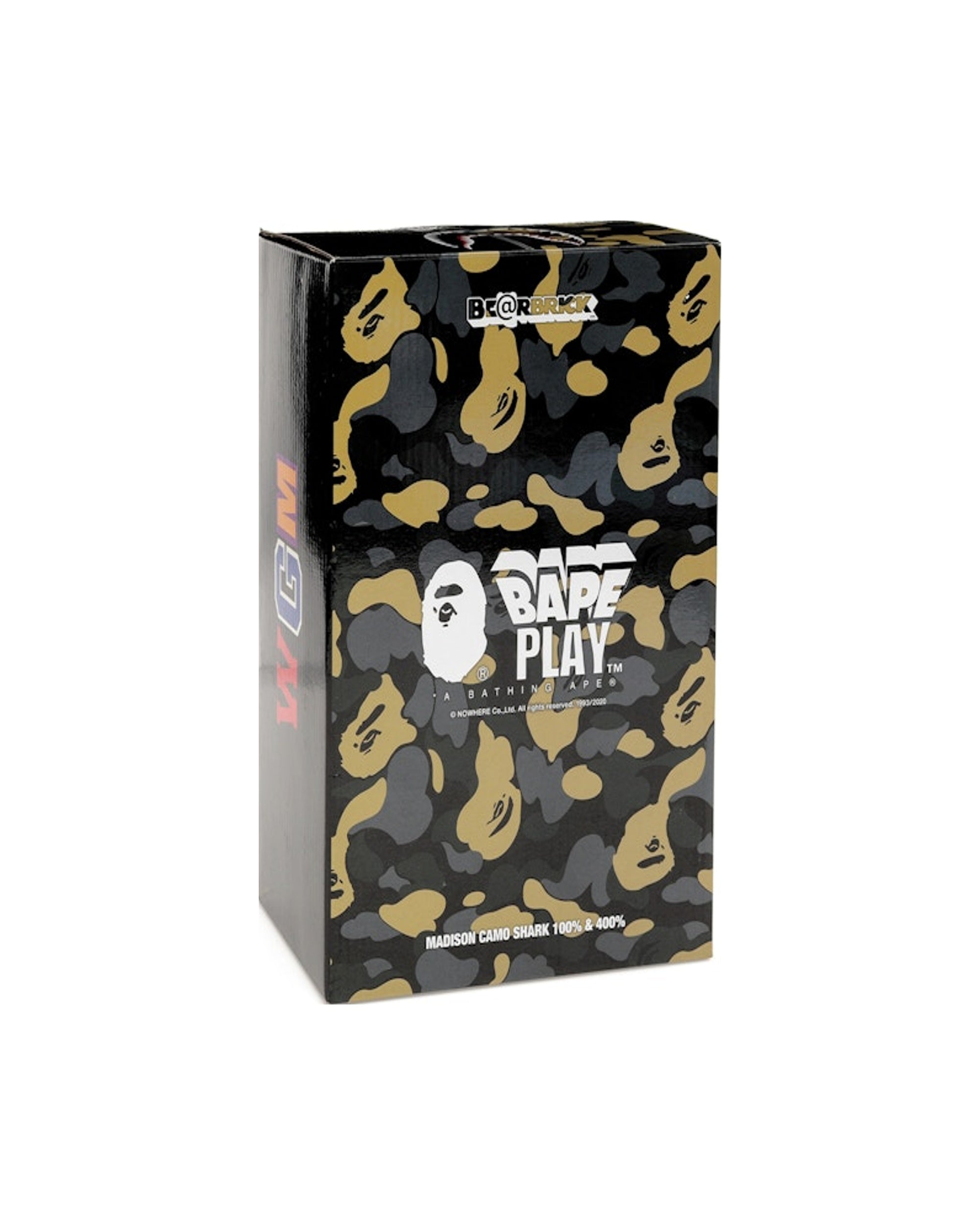 Bearbrick x BAPE Madison Avenue Exclusive Shark Camo 100% & 400% Set
