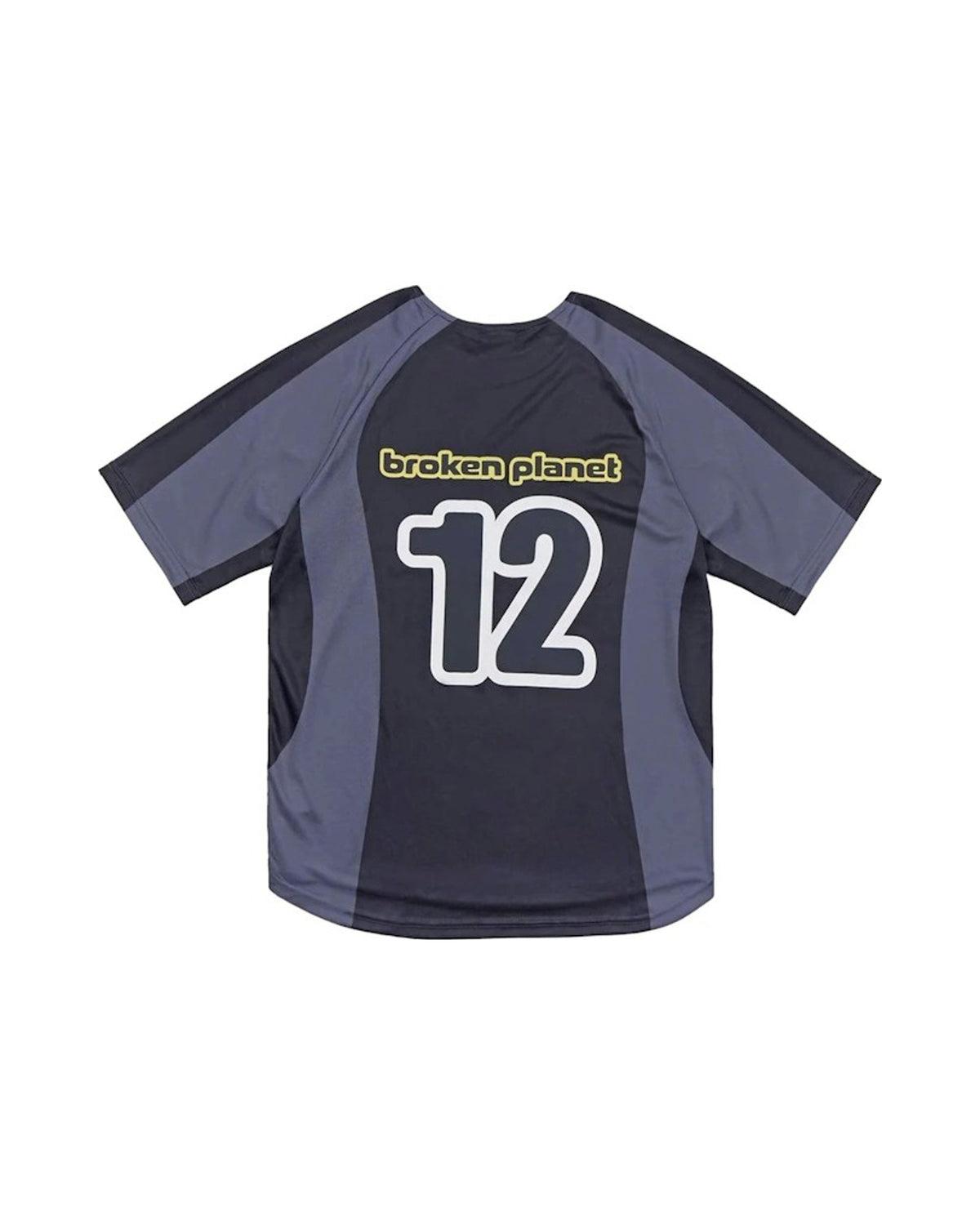 Broken Planet Football Jersey Black/Grey