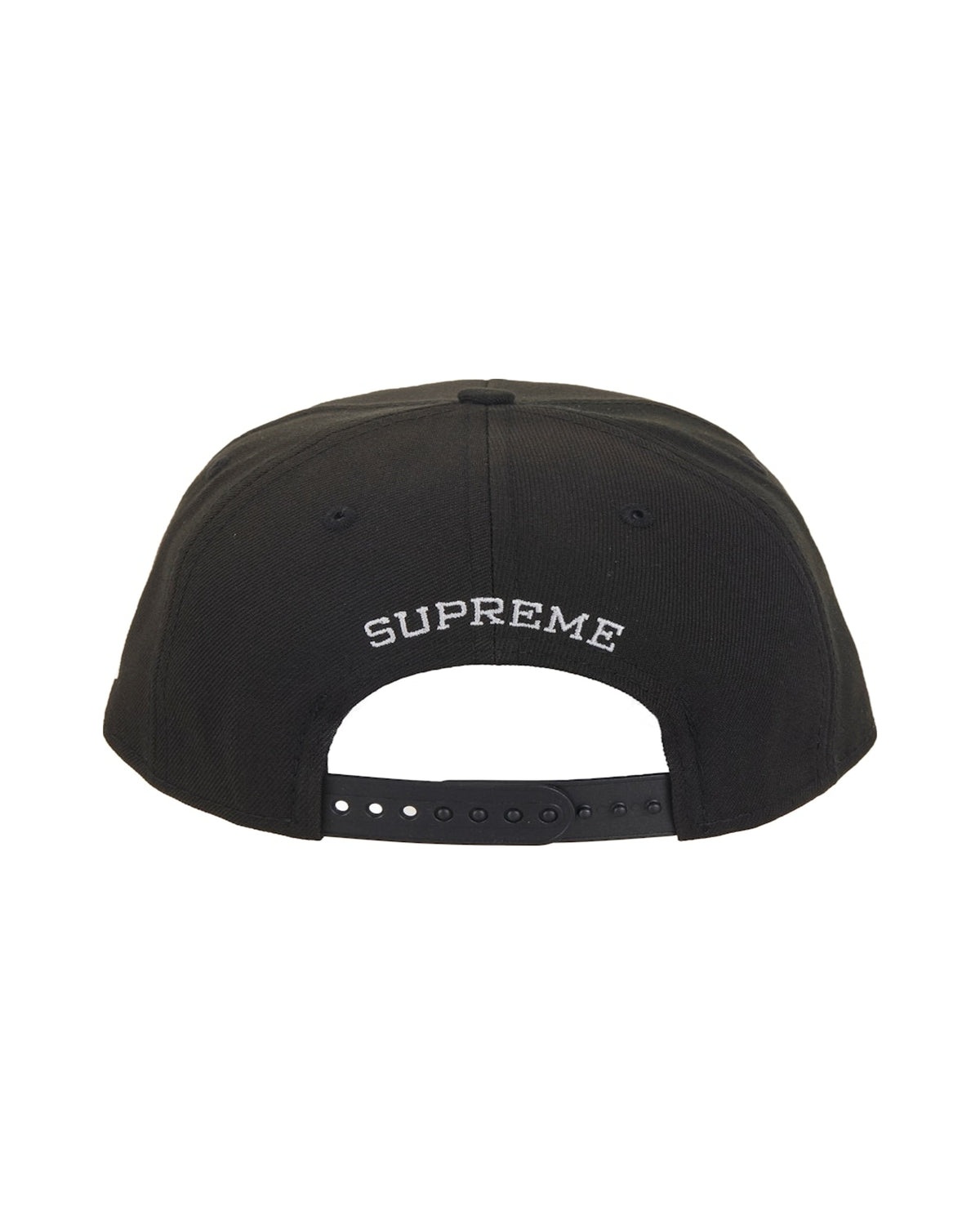 Supreme Gothic Outline Adjustable New Era 59Fifty Fitted Cap Black