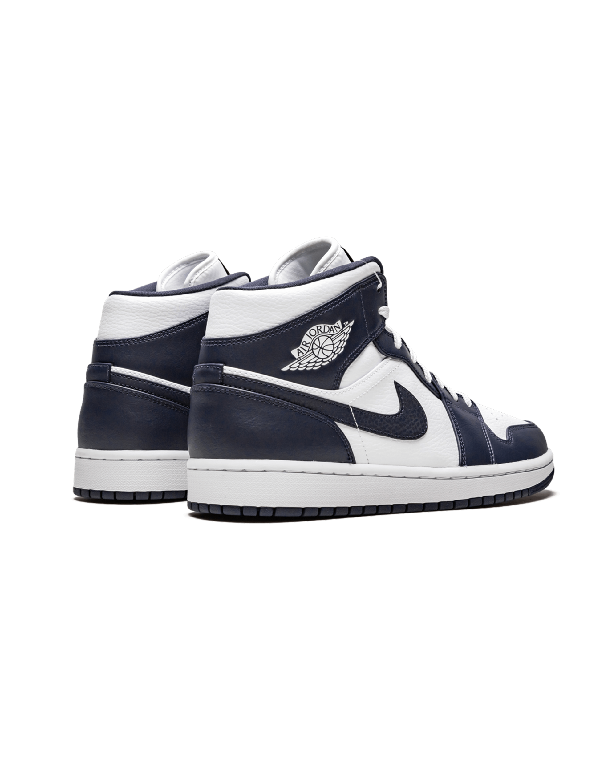 Jordan 1 Mid White Metallic Gold Obsidian