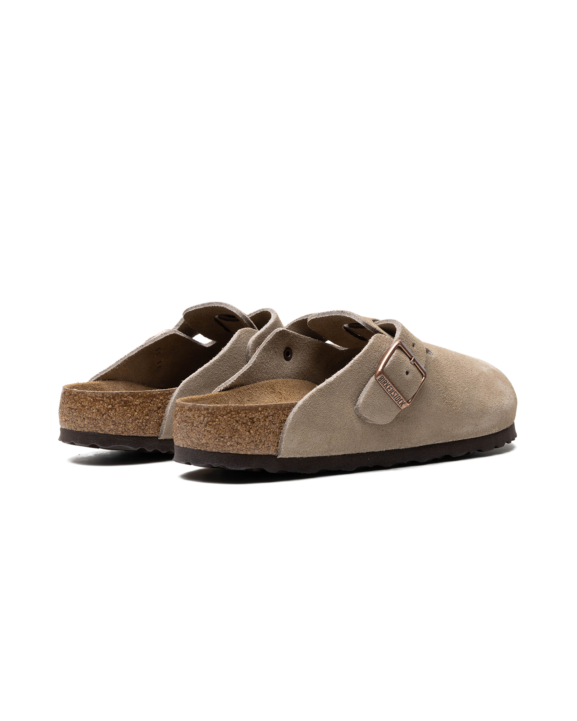 Birkenstock Boston Soft Footbed Suede Taupe