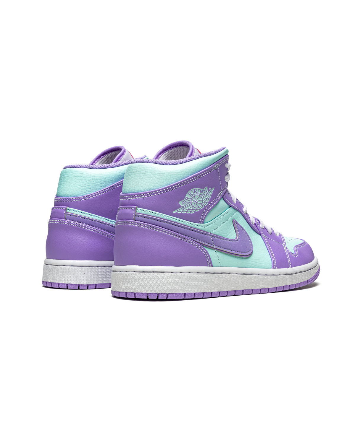 Jordan 1 Mid Purple Aqua