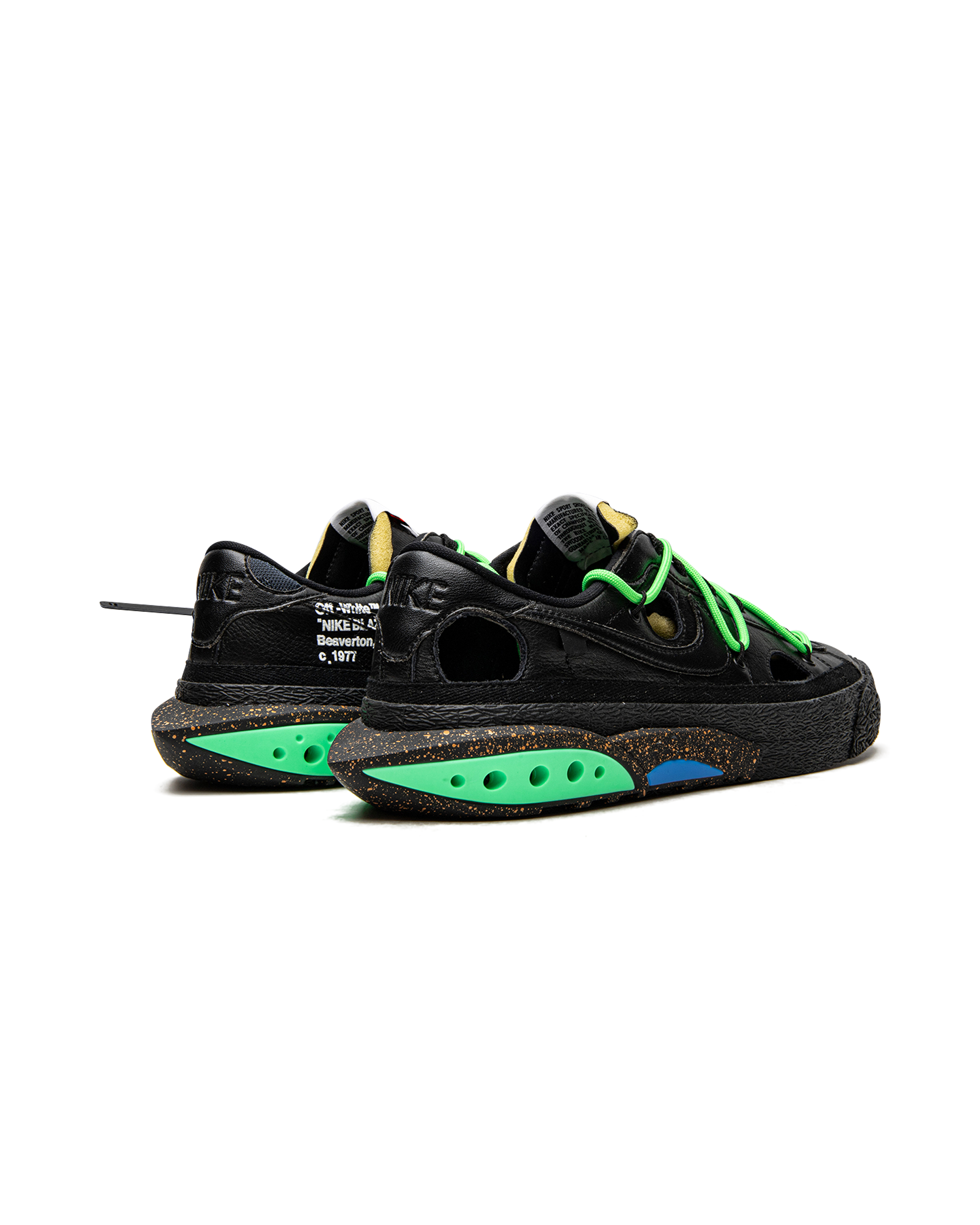 Nike Blazer Low Off-White Black Electro Green