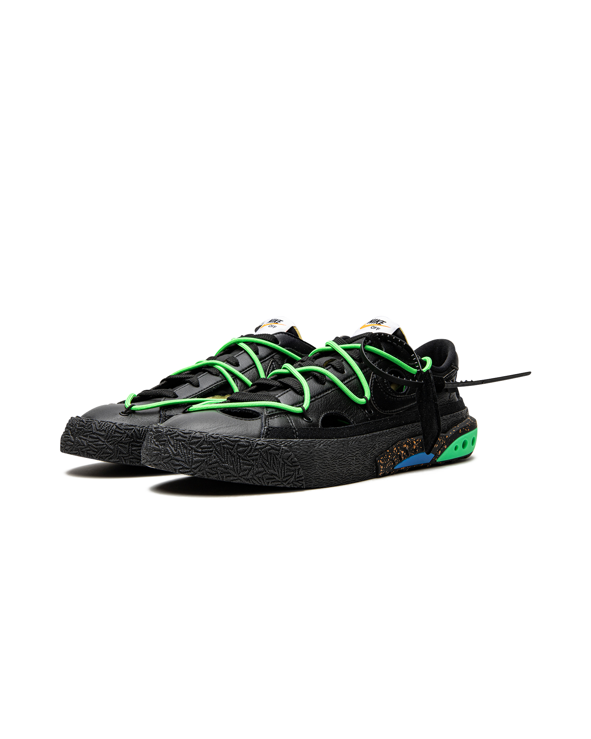 Nike Blazer Low Off-White Black Electro Green