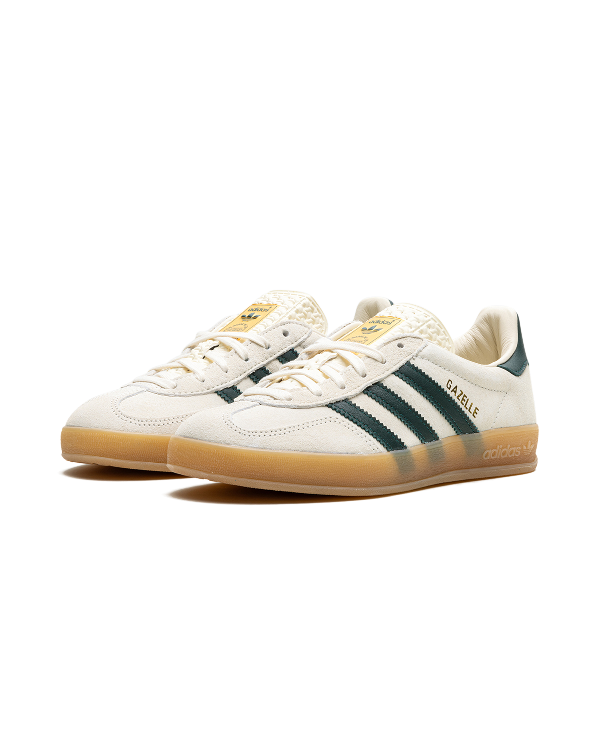 adidas Gazelle Indoor Cream White Collegiate Green Gum