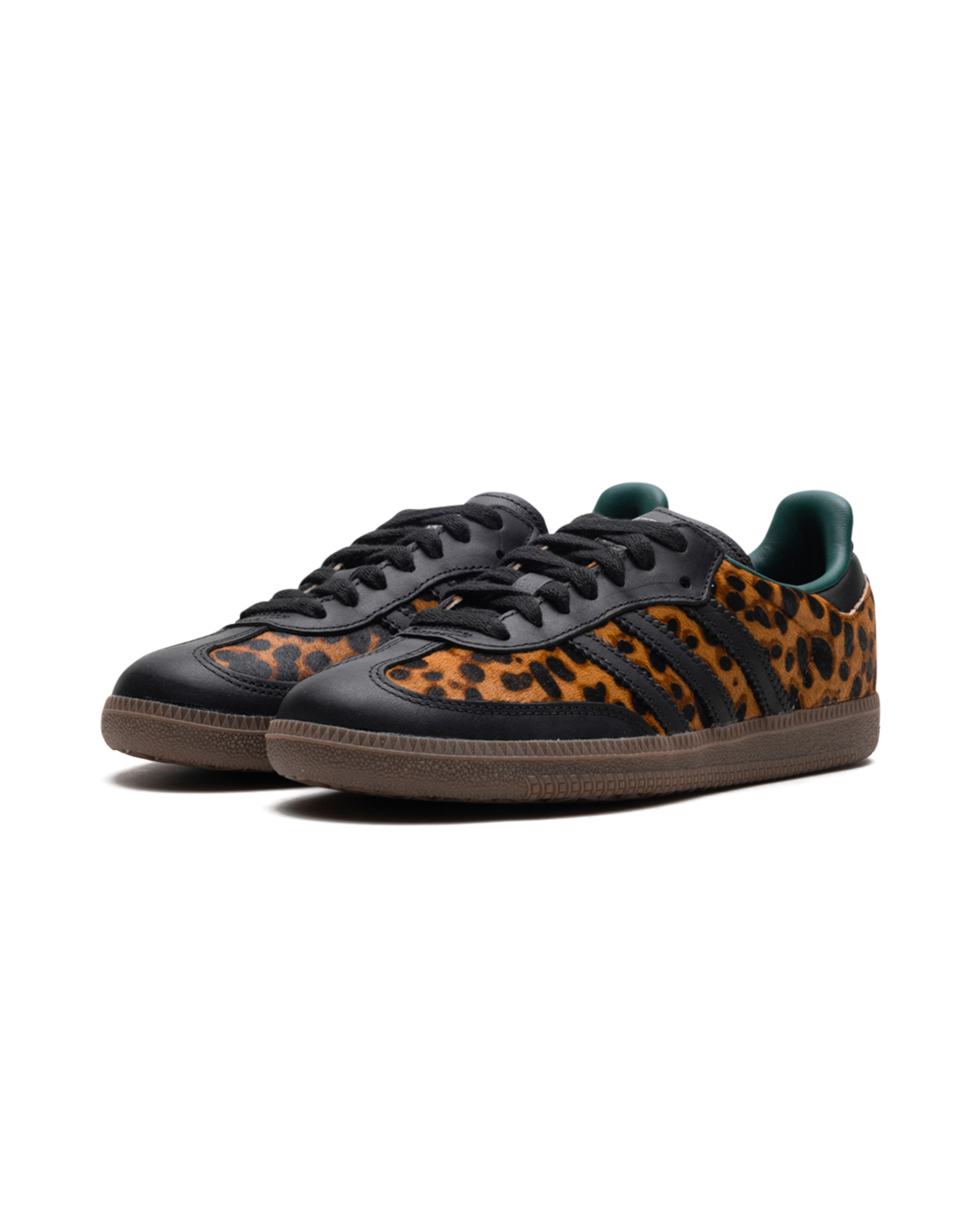 adidas Samba OG Black Green Leopard (Women's)