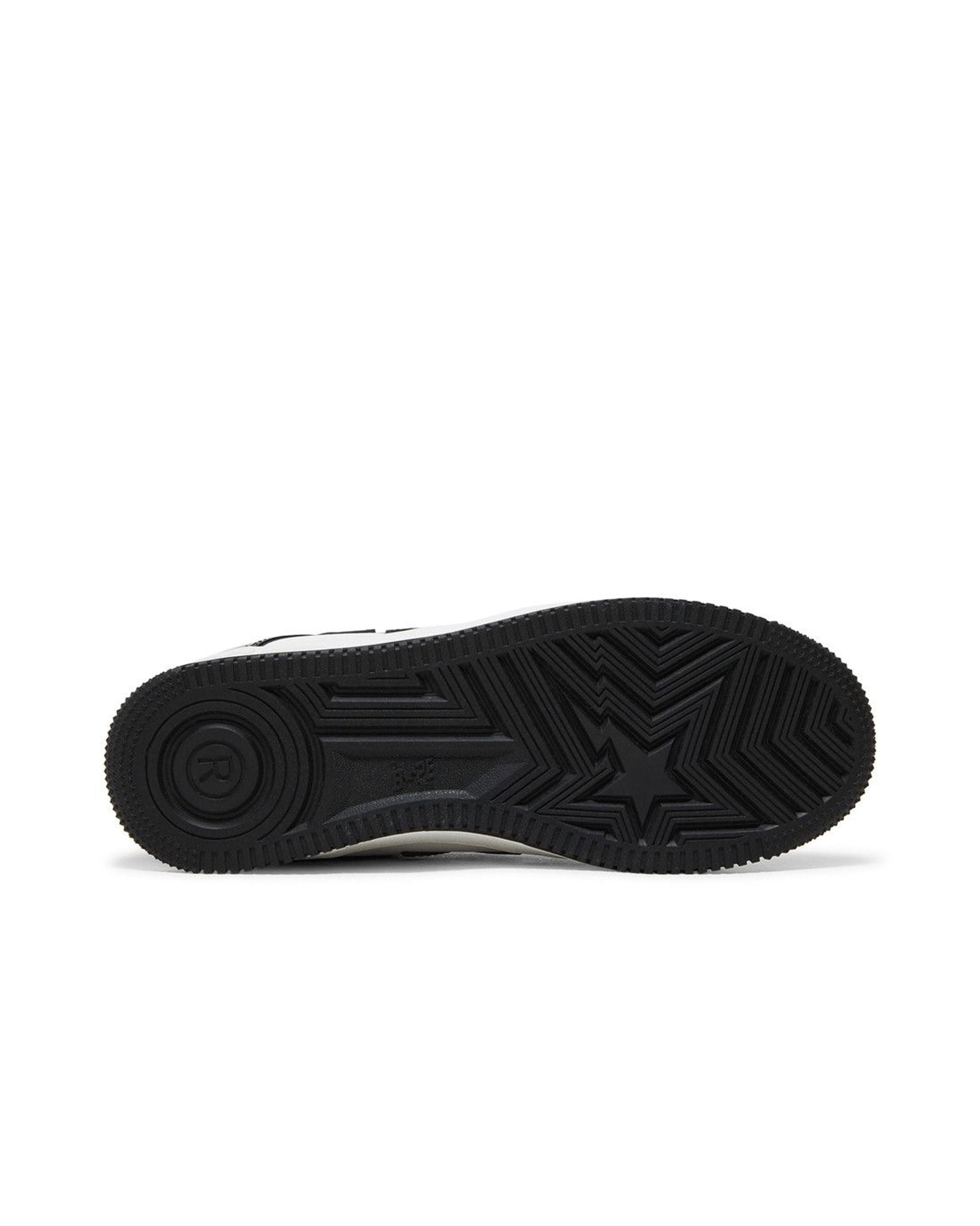 A Bathing Ape Bape Sta Patent Leather Black White