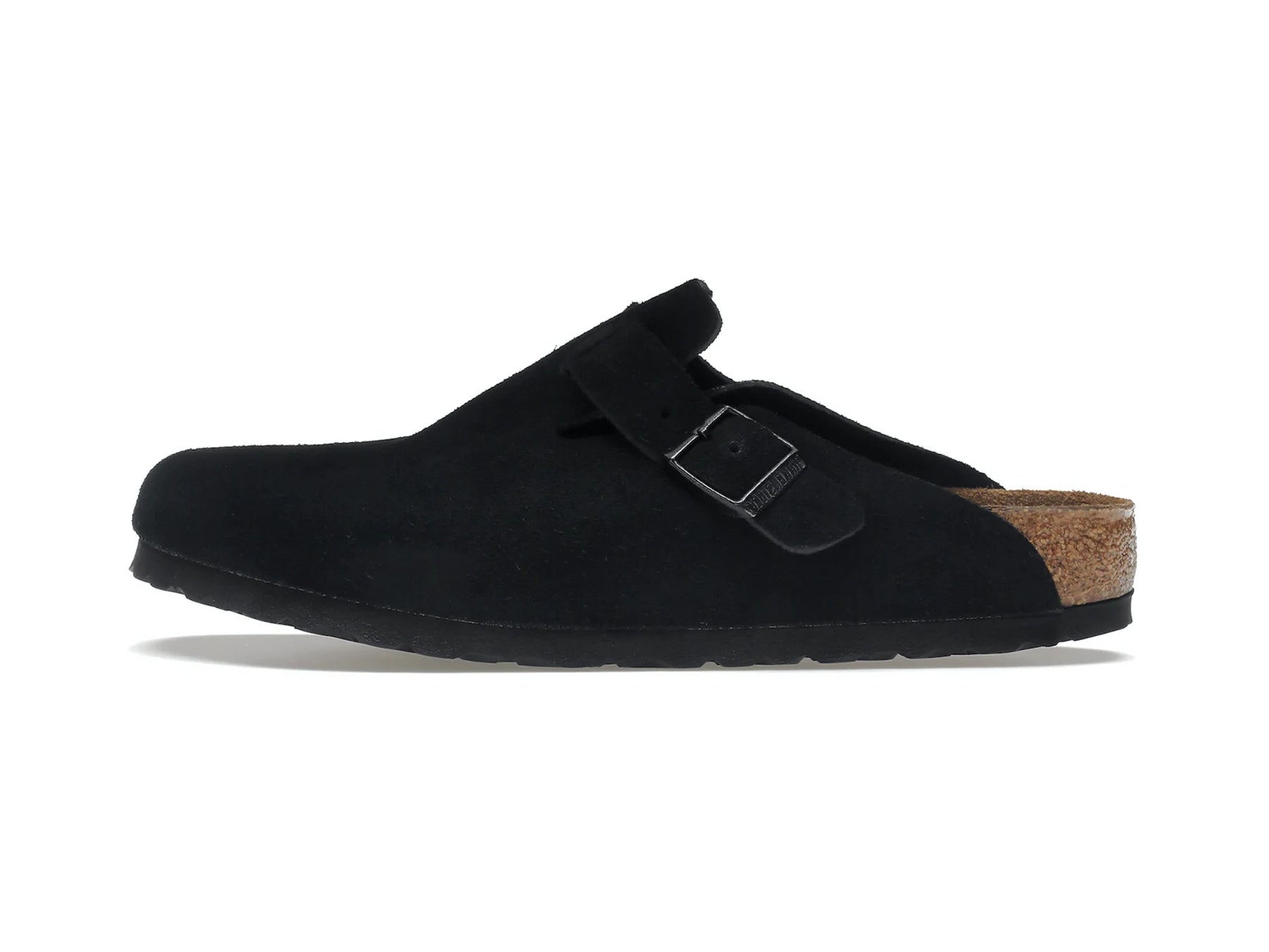 Birkenstock Boston "Soft Footbed Suede Black" - street-bill.dk