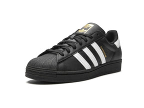 Adidas Superstar "Core Black Cloud White Gold" - street-bill.dk