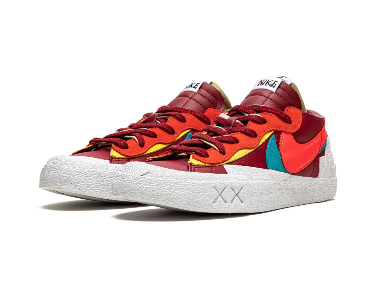 Nike Blazer Low Sacai X KAWS "Team Red" - street-bill.dk