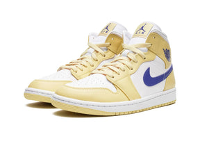 Nike Air Jordan 1 Mid "Lemon Wash Lapis" - street-bill.dk