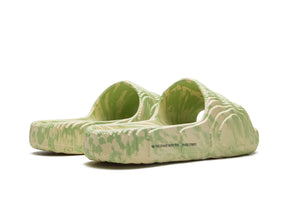 Adidas Adilette 22 Slides "Magic Lime Desert Sand" - street-bill.dk