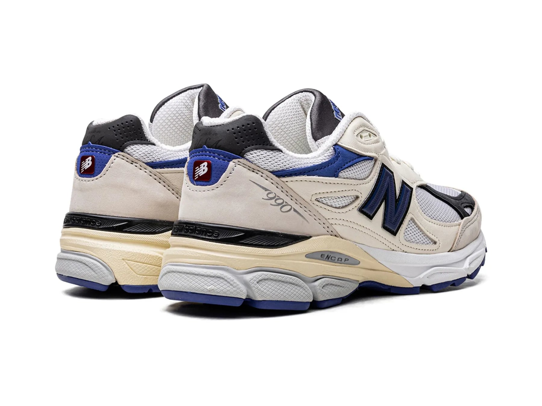 New Balance 990v3 "MiUSA White Blue" - street-bill.dk