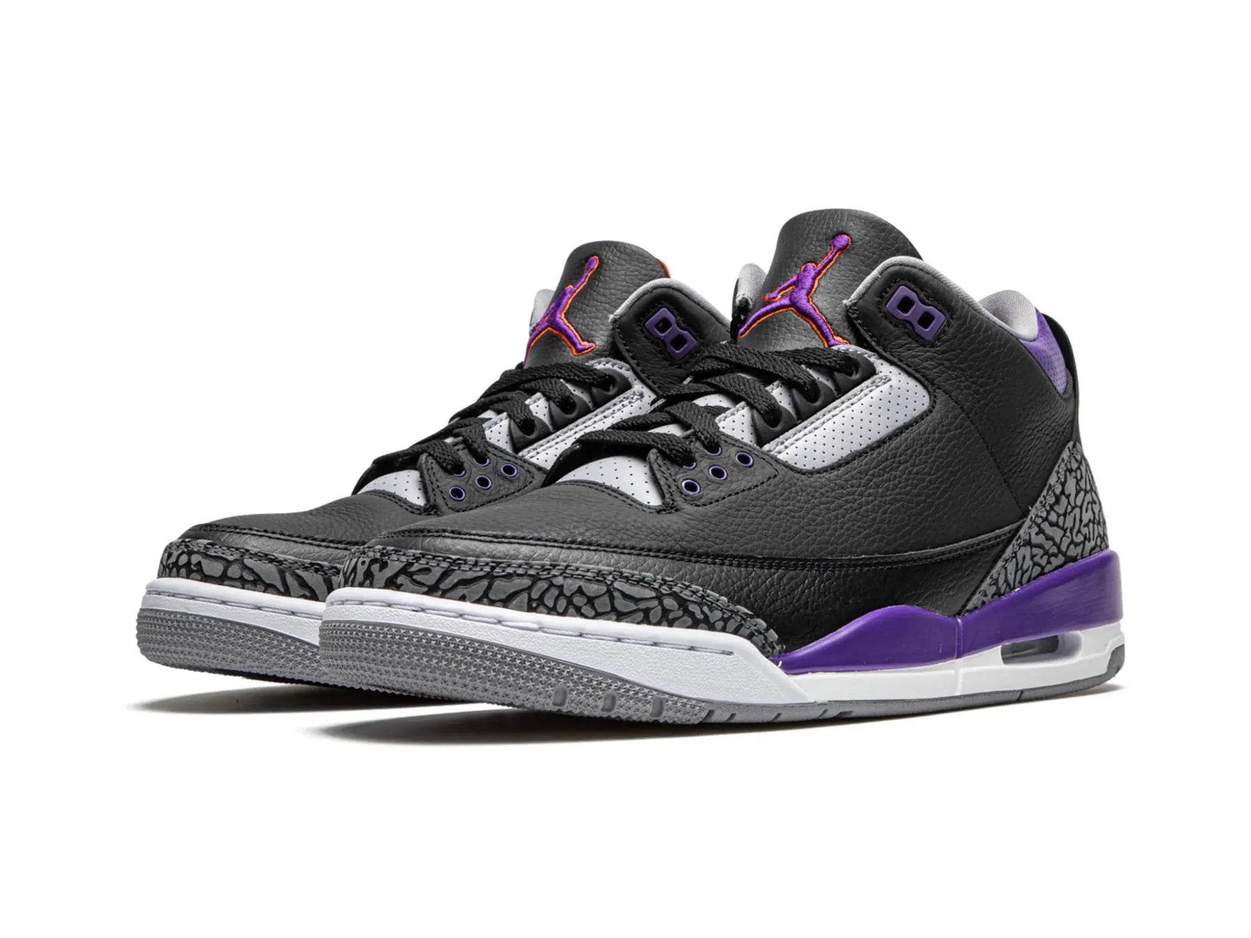 Nike Air Jordan 3 Retro "Black Court Purple" - street-bill.dk