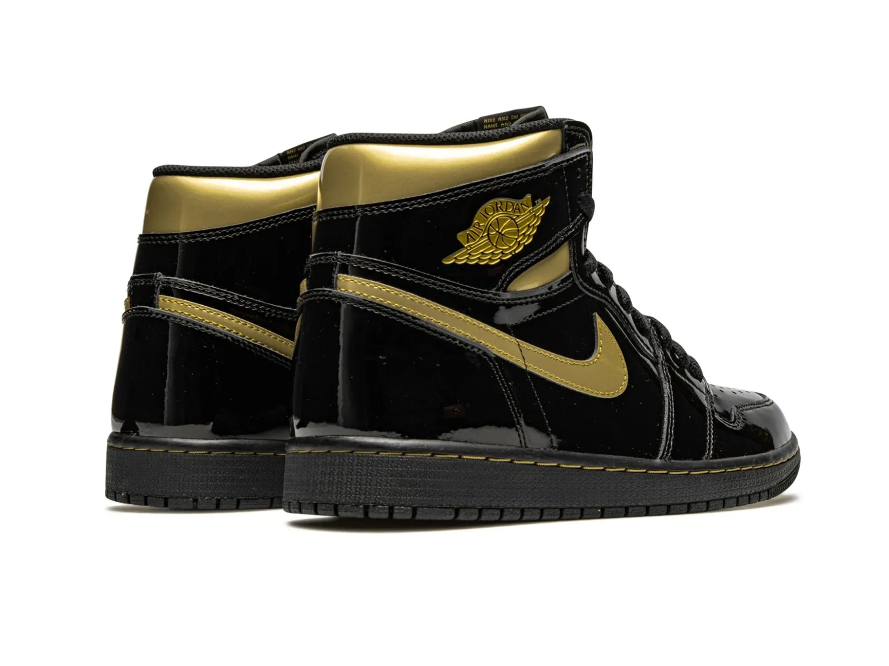 Nike Air Jordan 1 Retro High "Black Metallic Gold" - street-bill.dk