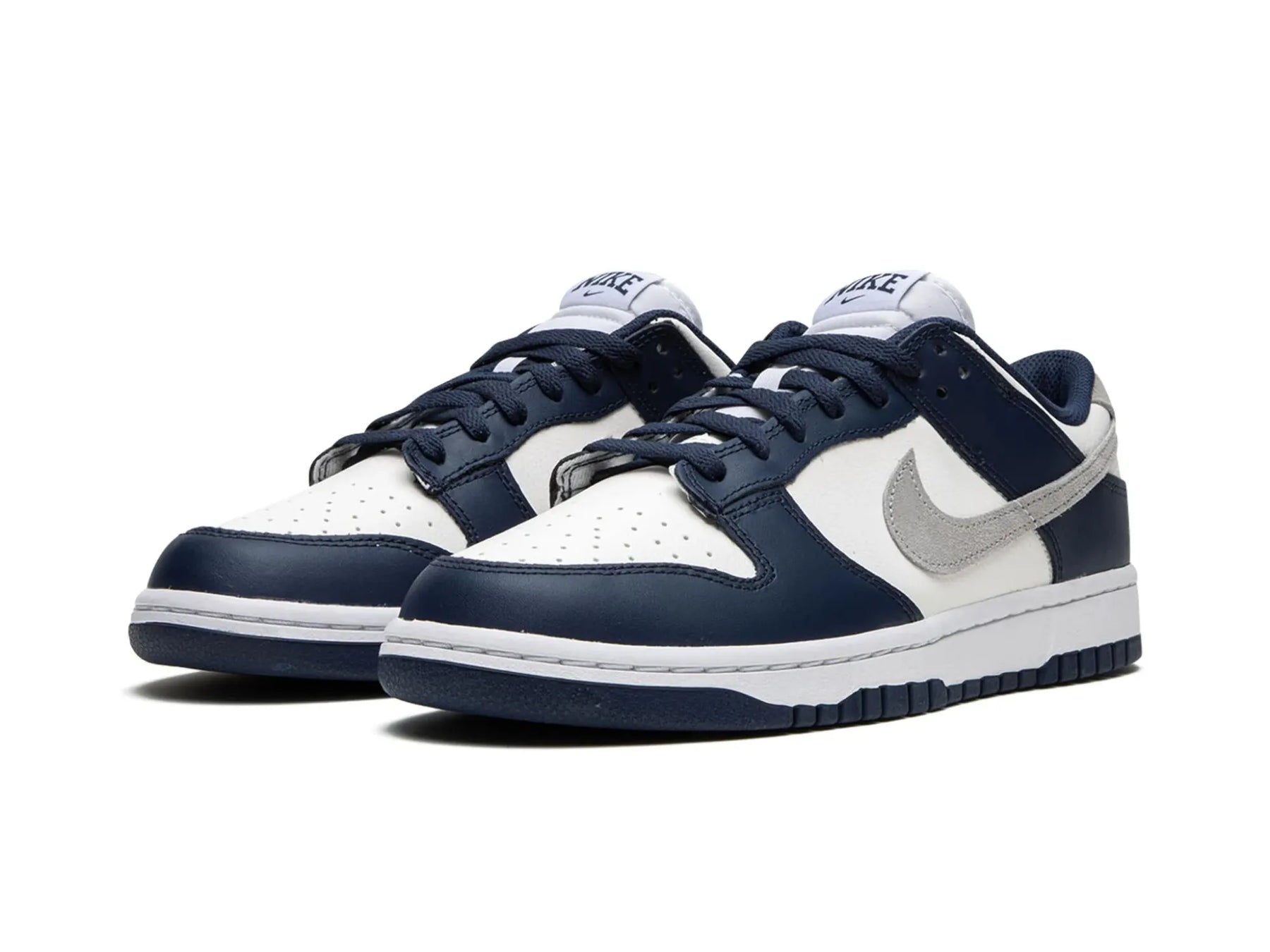 Nike Dunk Low "Summit White Midnight Navy" - street-bill.dk