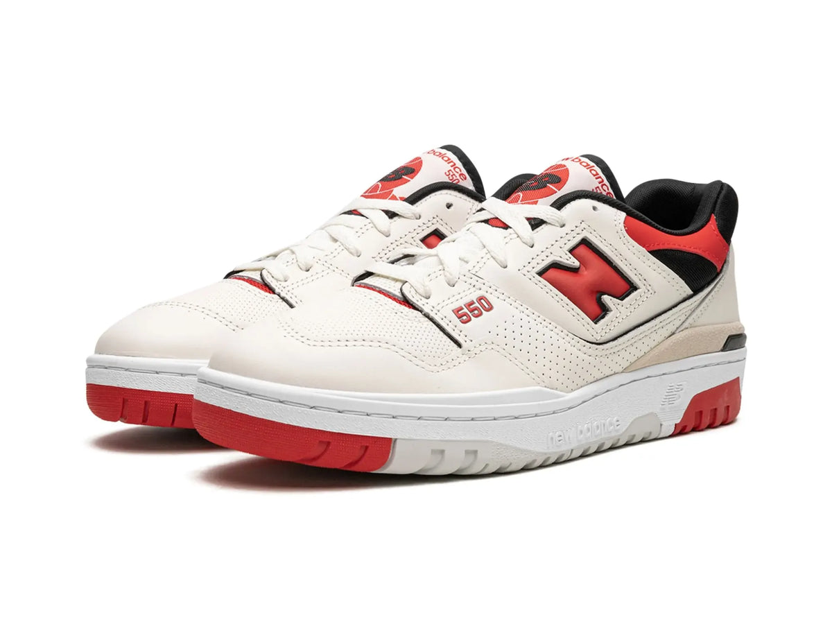 New Balance 550 "Sea Salt True Red" - street-bill.dk