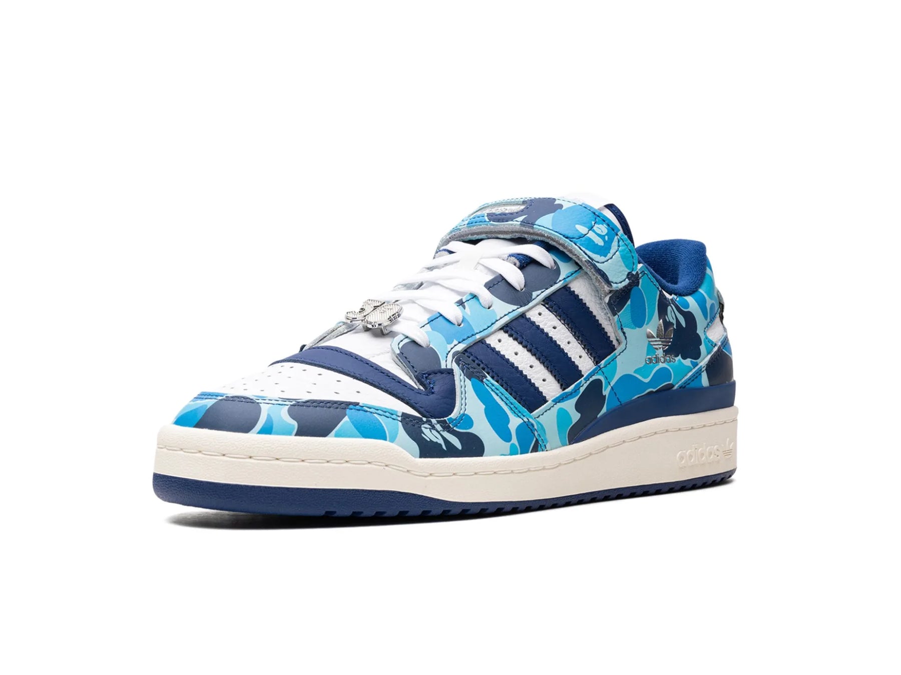 Adidas Forum 84 Low Bape "30th Anniversary Blue Camo" - street-bill.dk