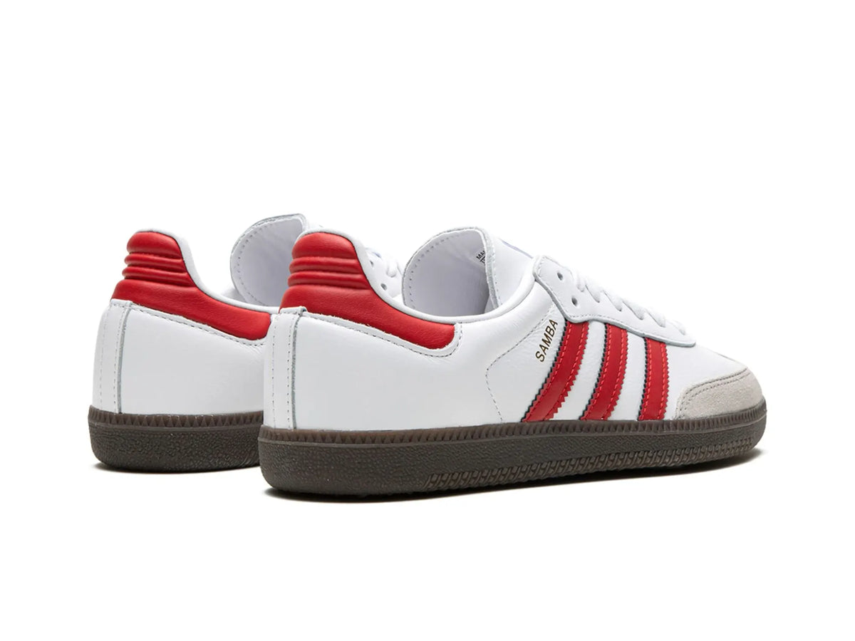 Adidas Samba "White Better Scarlet" - street-bill.dk