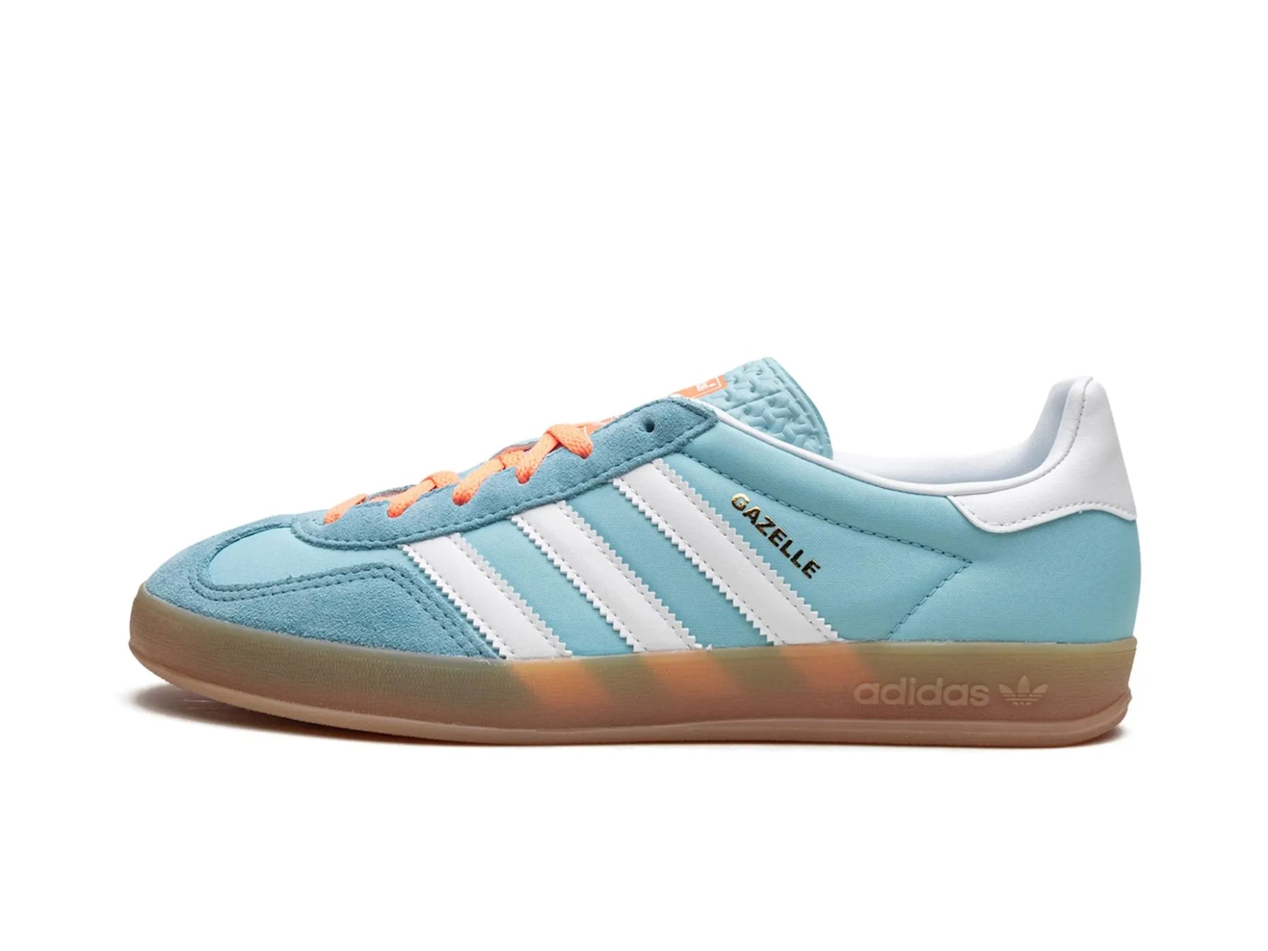 Adidas Gazelle Indoor "Preloved Blue White Gum" - street-bill.dk