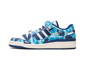 Adidas Forum 84 Low Bape "30th Anniversary Blue Camo" - street-bill.dk