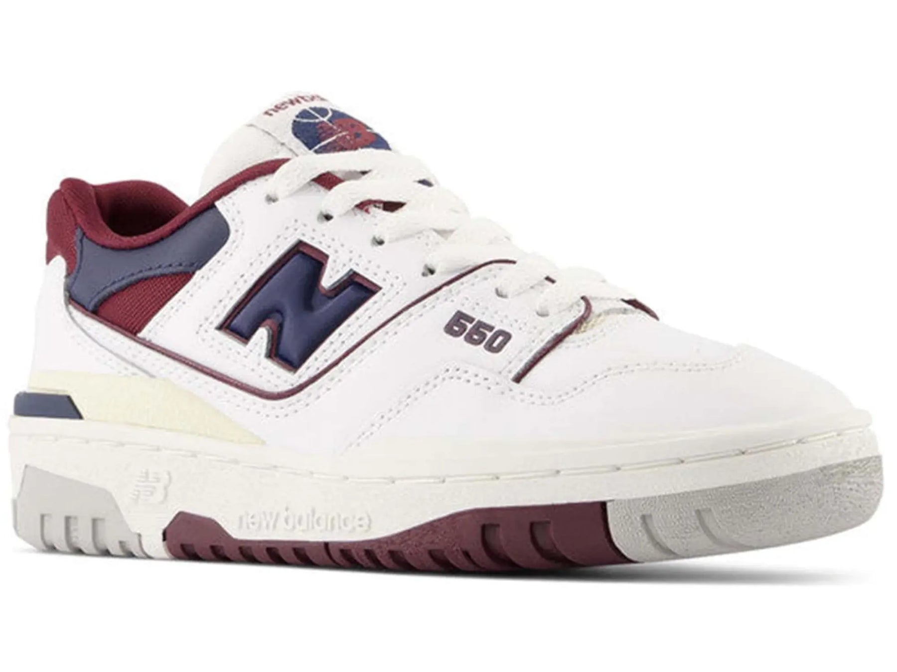 New Balance 550 "White Burgundy Navy" - street-bill.dk