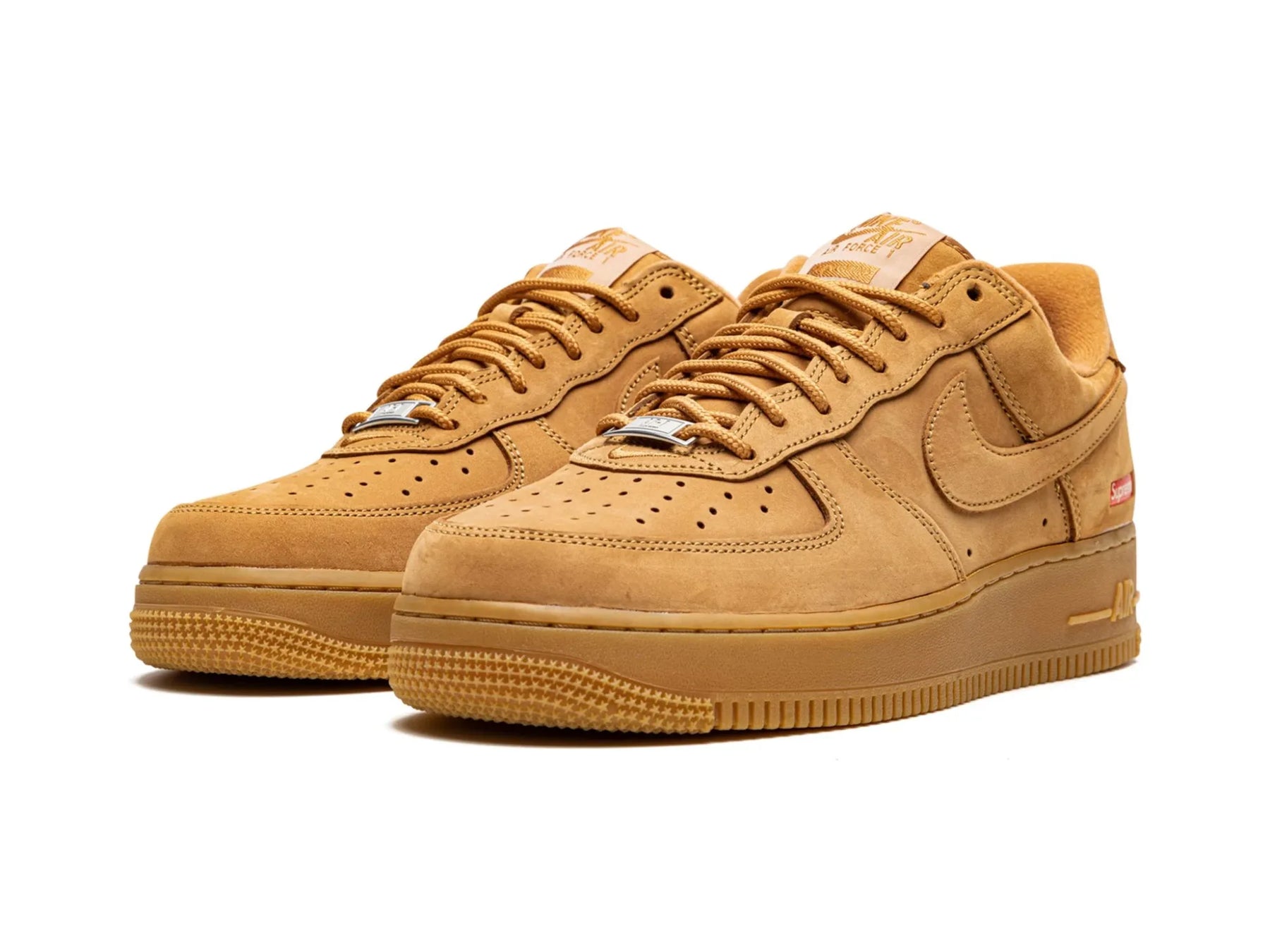 Nike Air Force 1 X Supreme "Wheat" - street-bill.dk